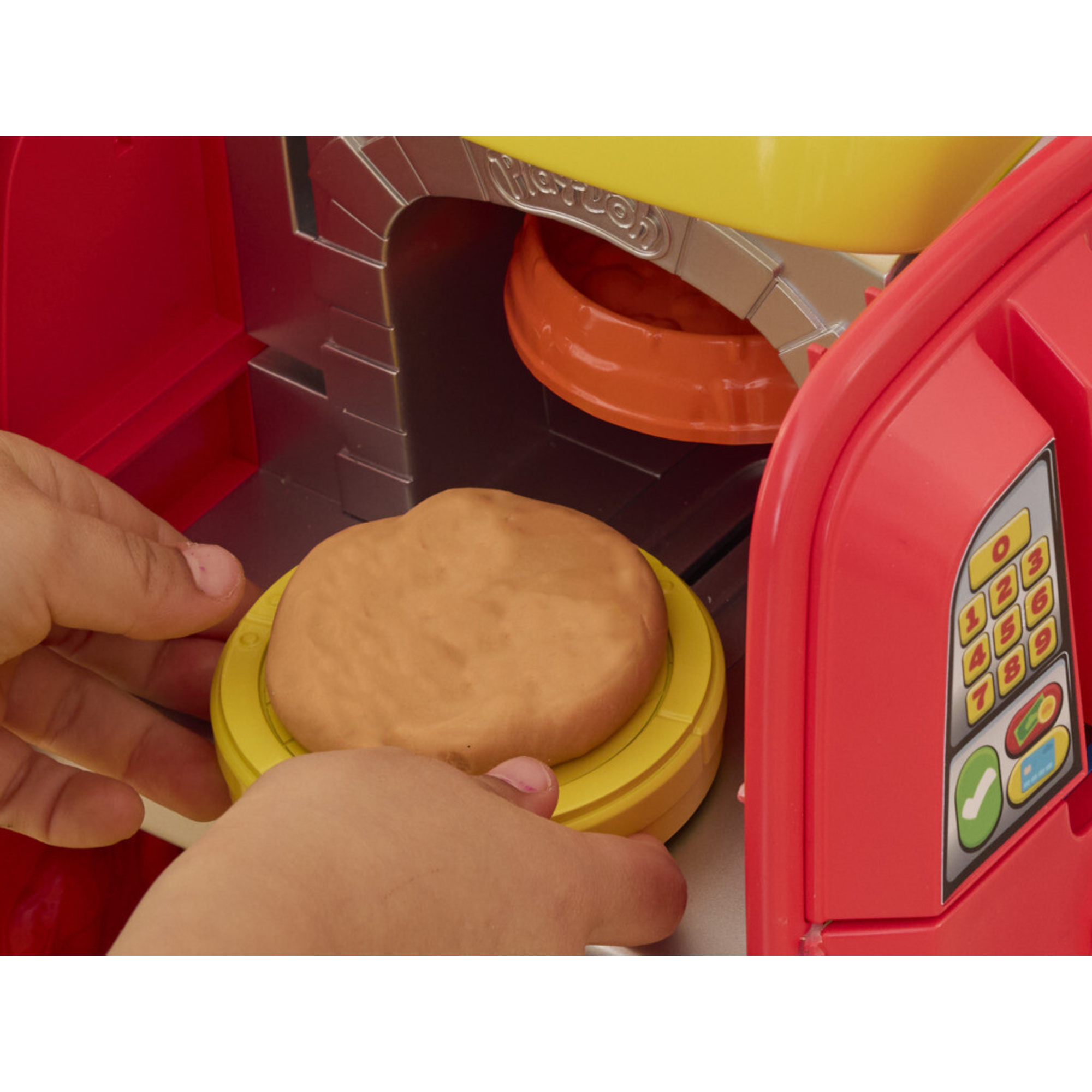 Play-doh - pizza delivery scooter, playset con scooter per consegnare le pizze, attività manuali per bambini e bambine - PLAY-DOH