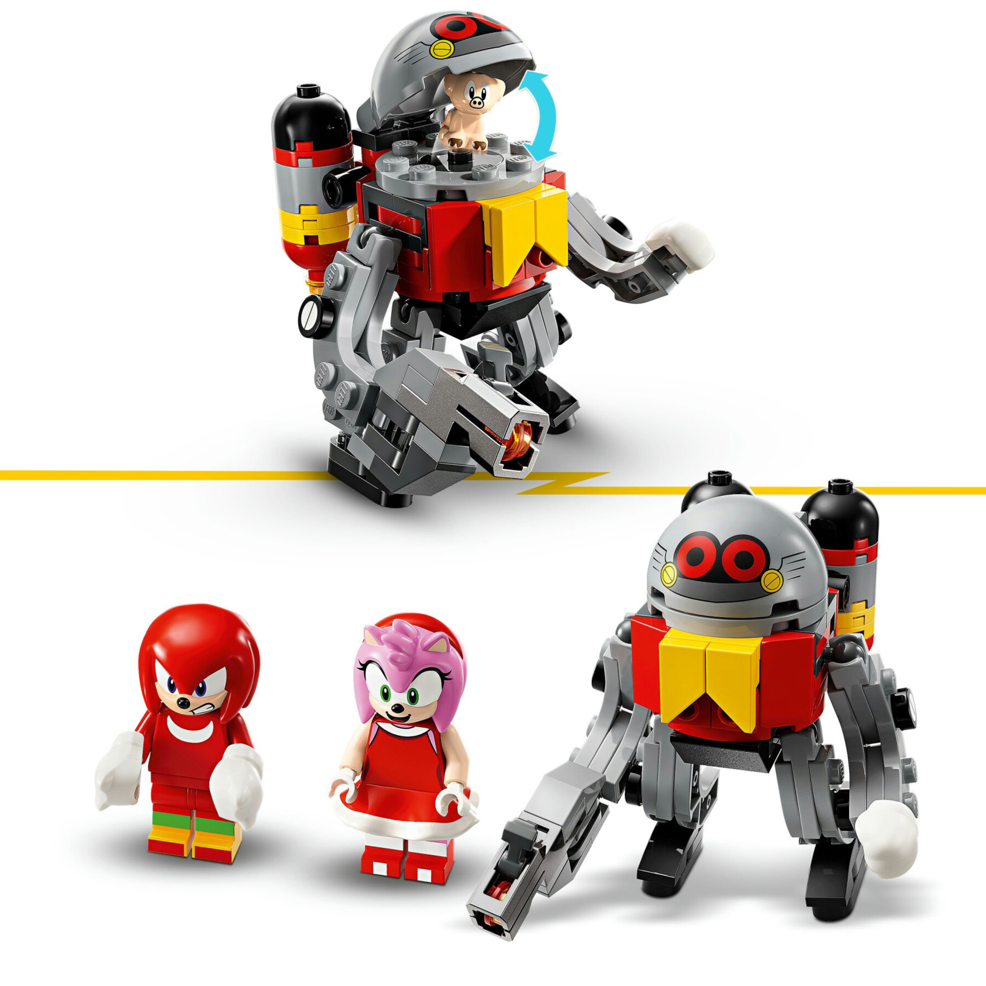 Lego sonic the hedgehog 76998 knuckles e il santuario del master emerald, set con alloggio e personaggi, gioco per bambini 8+ - Lego