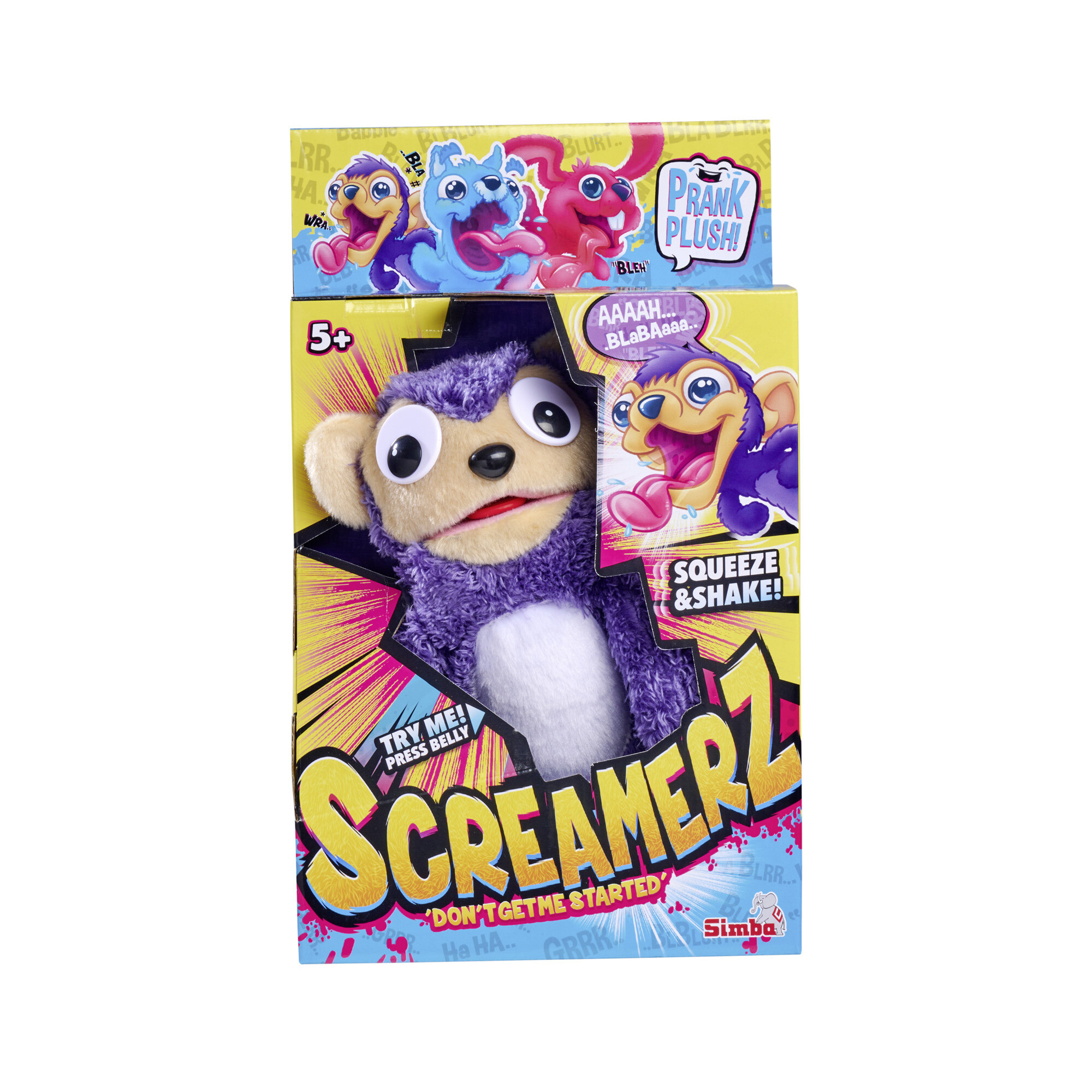 Scimmietta interattiva screamerz - giocattolo musicale per bambini con 3 divertenti funzioni sonore - 