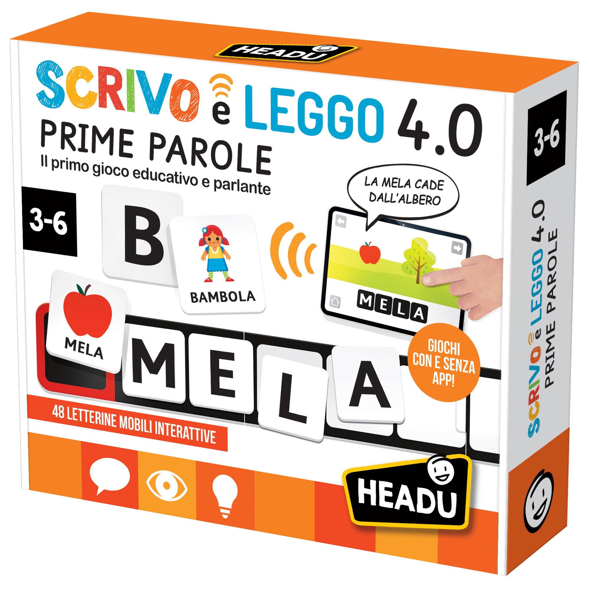 Scrivo & leggo 4.0 prime parole - il primo gioco educativo animato e parlante! - HEADU