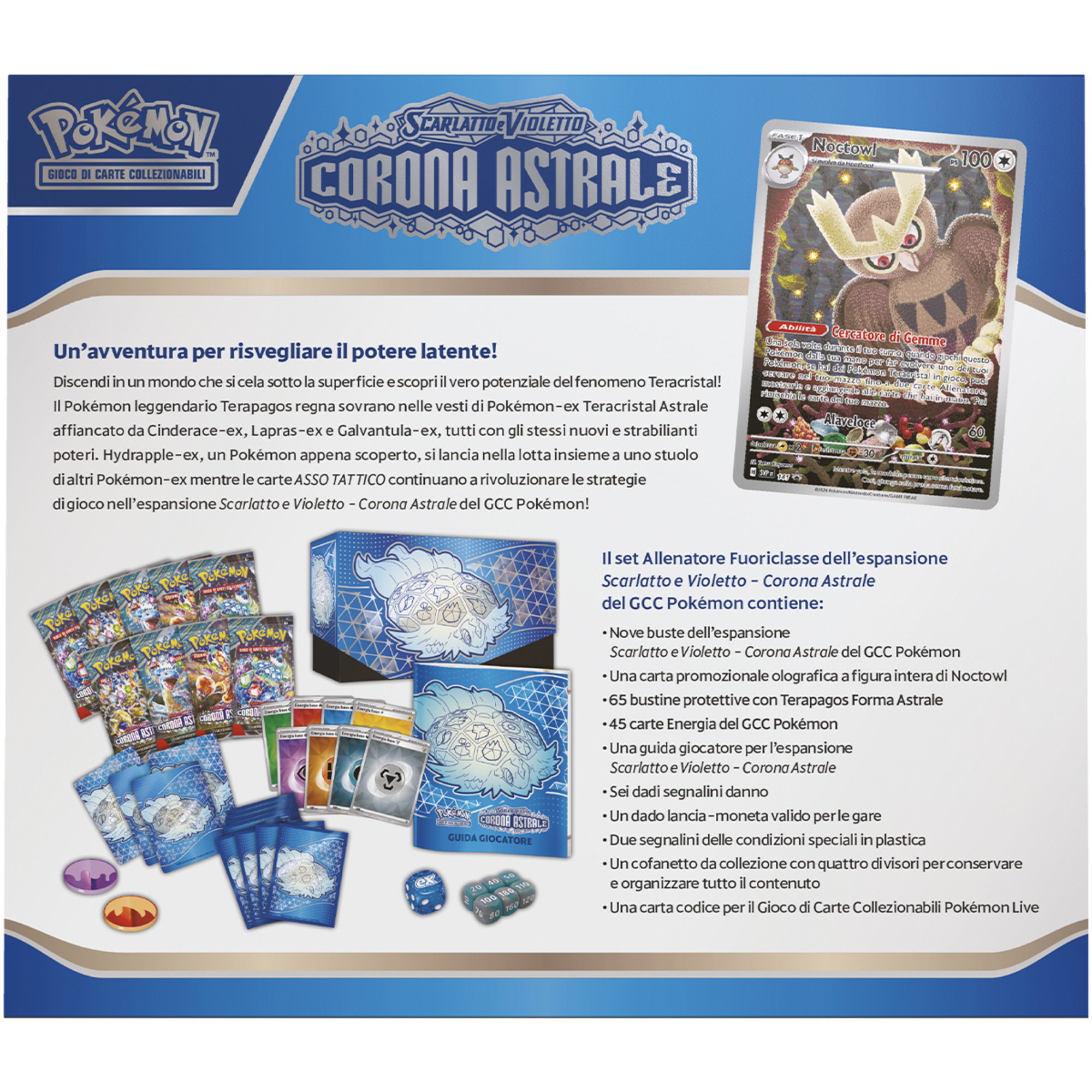 Pokemon sv7 corona astrale set allenatore fuoriclasse - POKEMON