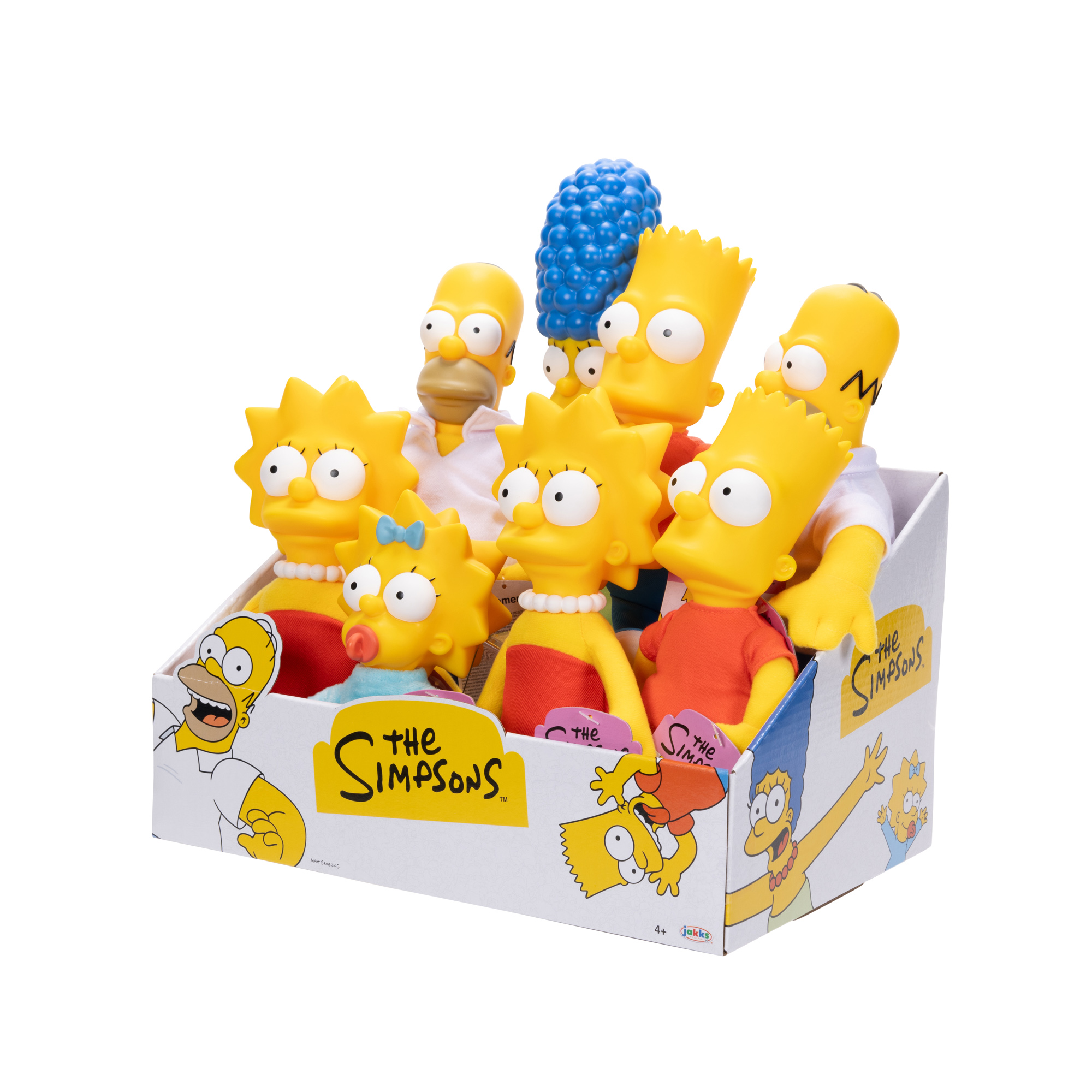 The simpsons -peluche assortito - modelli disponibili homer, marge, bart, lisa e maggie - SIMPSONS