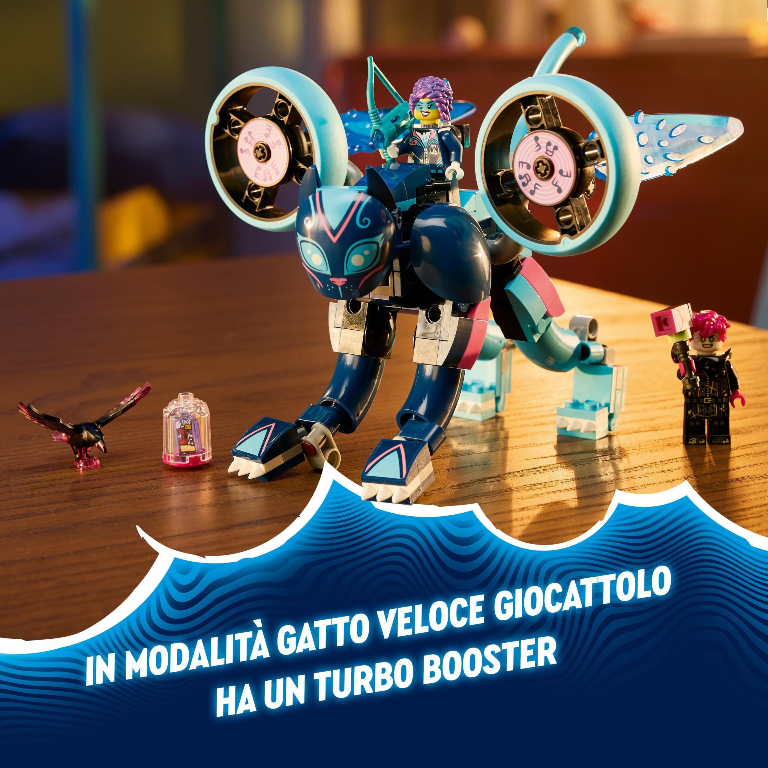 Lego dreamzzz 71479 la moto-gatto di zoey, veicolo giocattolo da costruire in 2 modi, giochi per bambini 7+, regalo creativo - Lego, LEGO DREAMZZZ