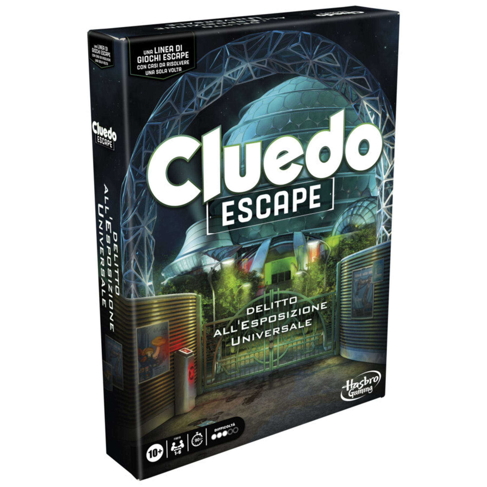 Cluedo escape - delitto all'esposizione universale, gioco da tavolo, giochi in versione escape room da risolvere 1 volta sola - 10+ - CLUE/CLUEDO