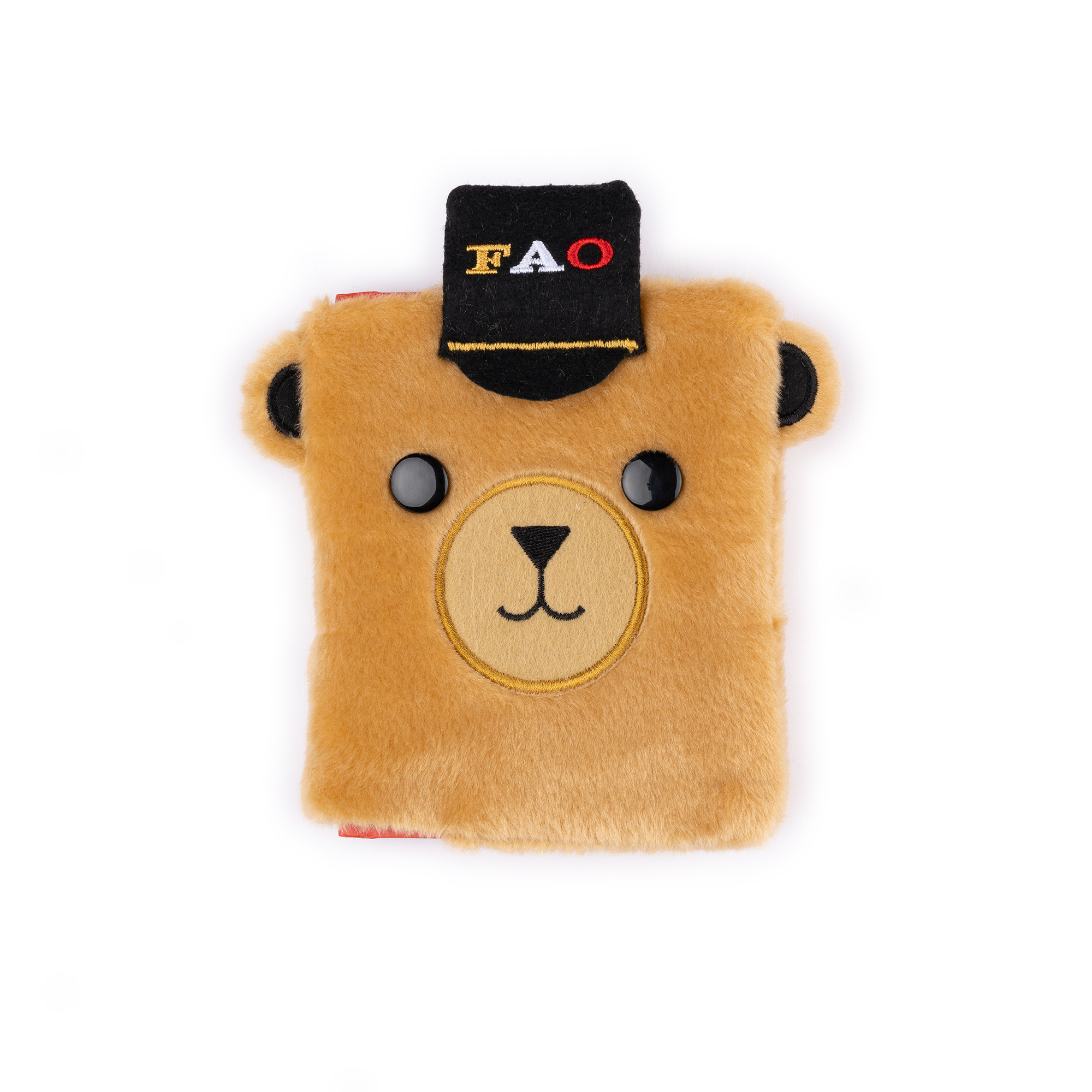 Notebook a forma di orsetto con cappellino fao schwarz - perfetto per prendere appunti - FAO Schwarz