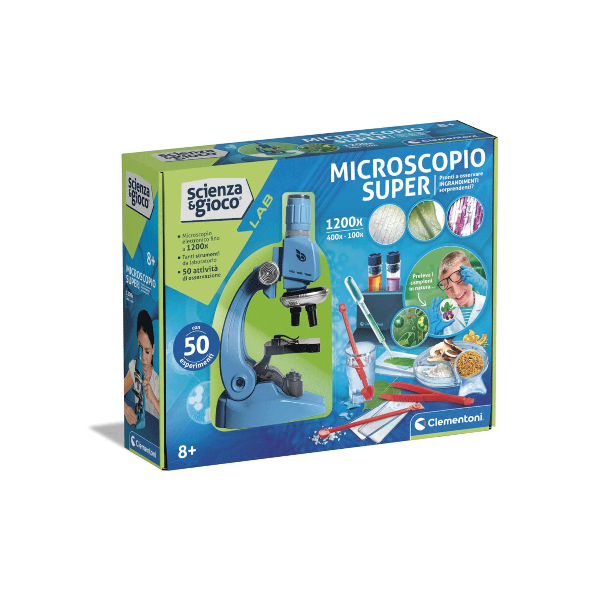 Clementoni - scienza e gioco lab - microscopio super - CLEMENTONI