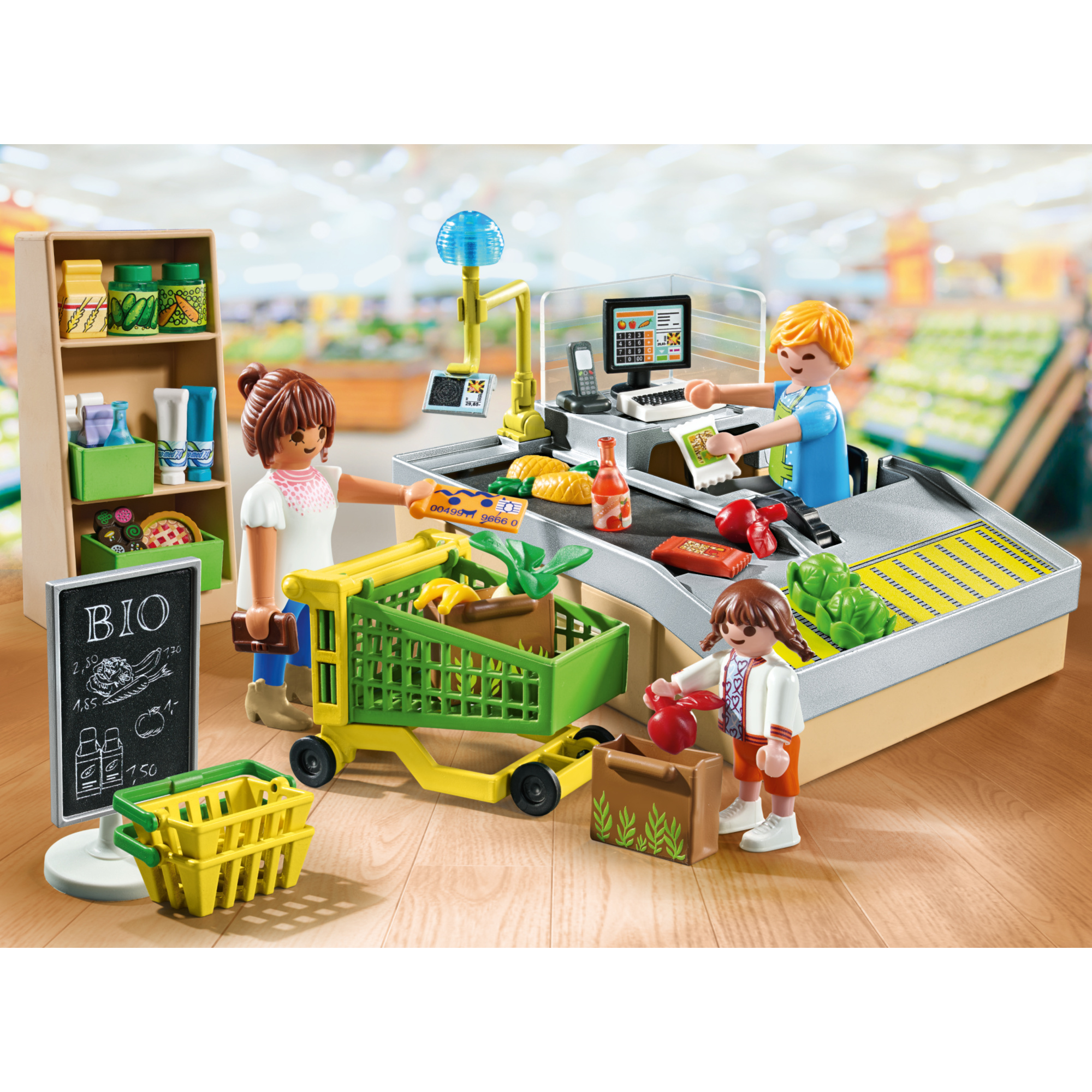 Playmobil promo pack 71648 supermercato bio per bambini dai 4 anni - Playmobil