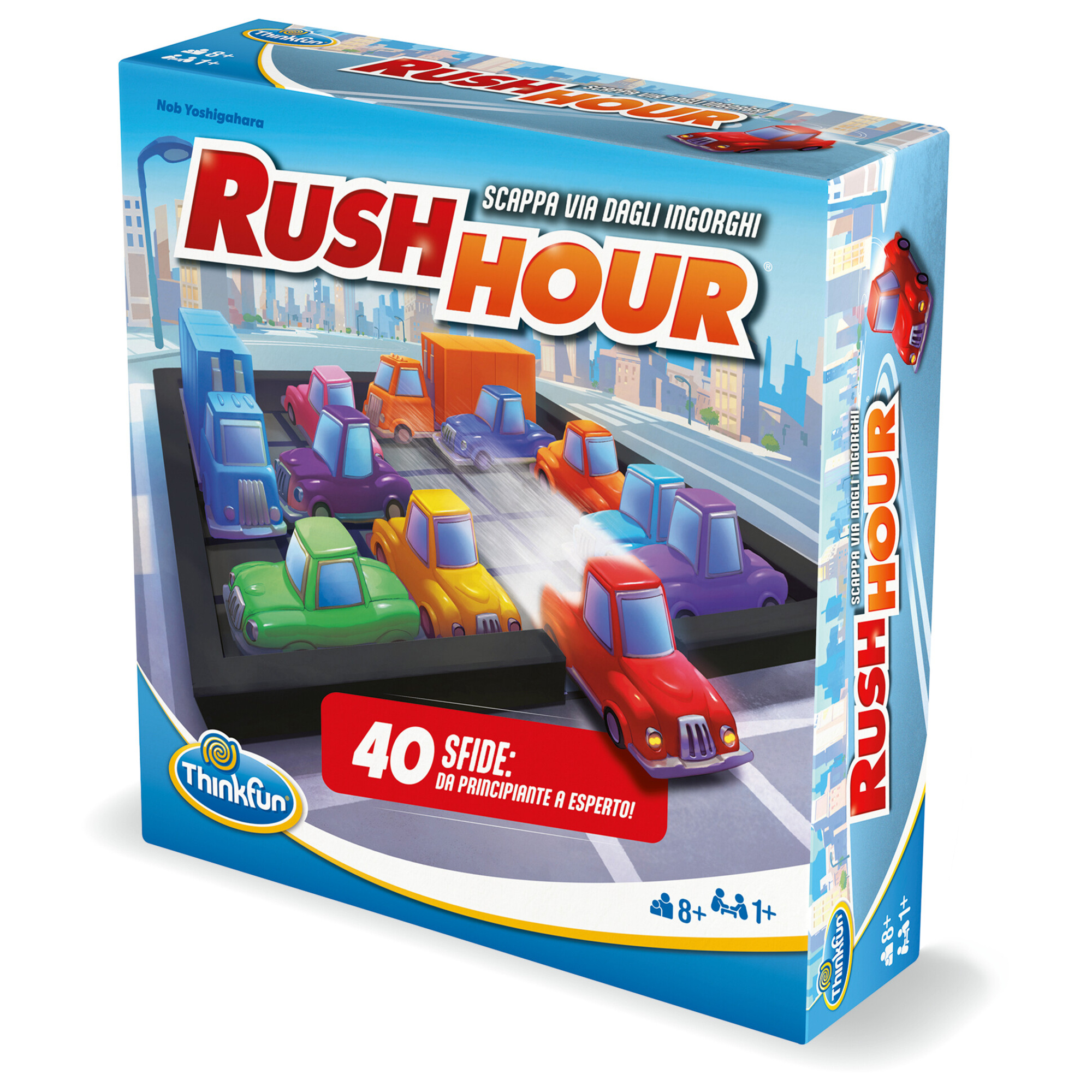 Thinkfun - rush hour scappa dagli ingorghi, gioco di logica per bambini età 8+ anni - RAVENSBURGER