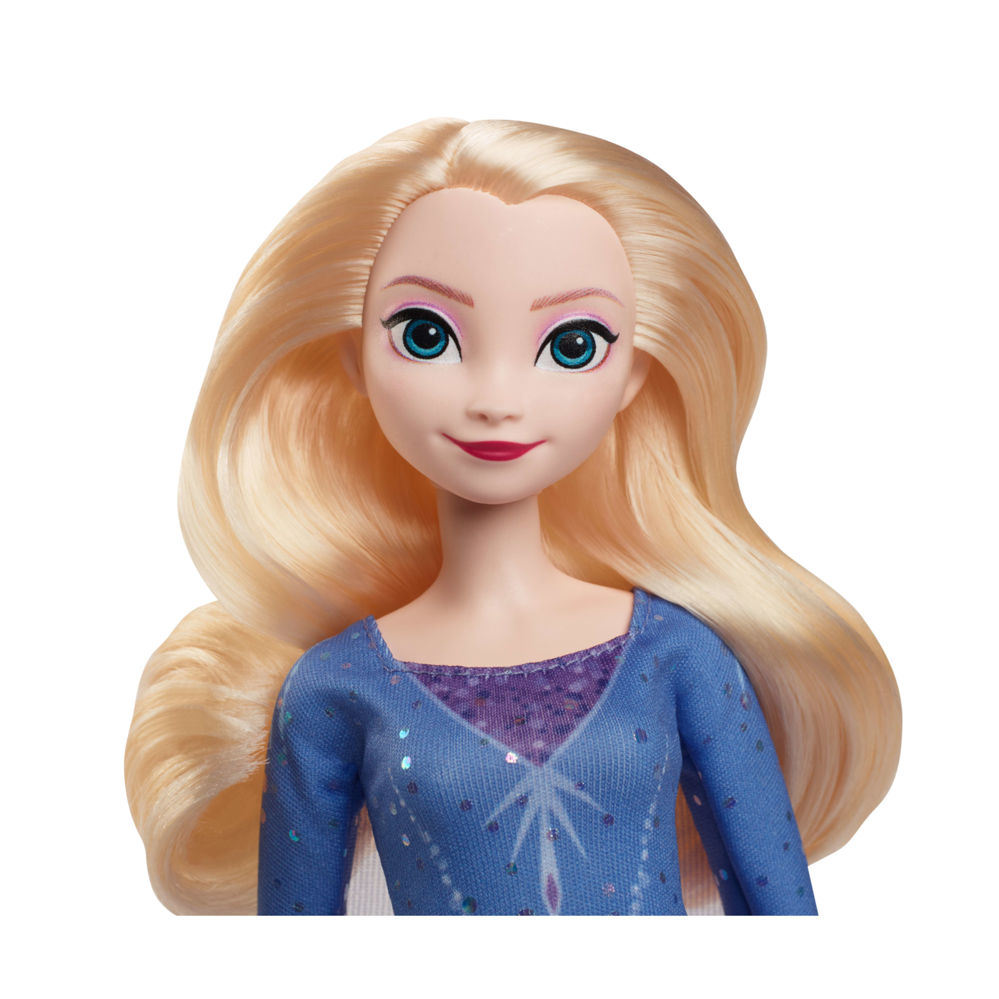 Disney frozen - elsa, bambola alla moda con abito da pattinaggio sul ghiaccio, accessori, scarpe e pattini rimovibili inclusi - Frozen