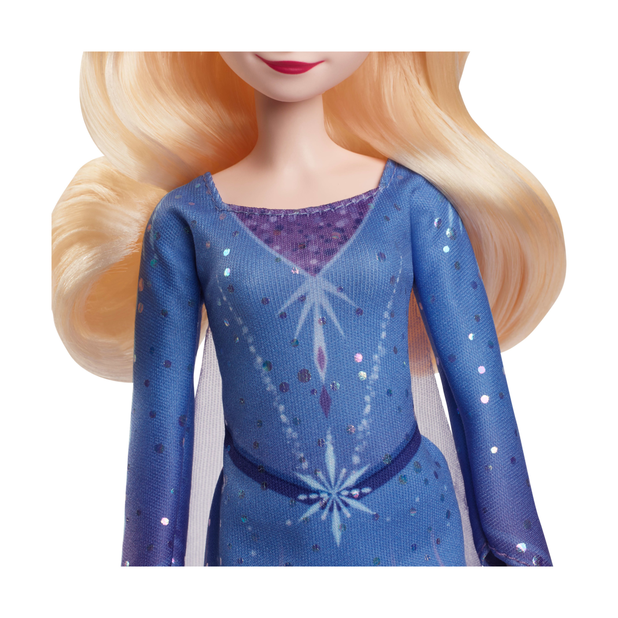 Disney frozen - elsa, bambola alla moda con abito da pattinaggio sul ghiaccio, accessori, scarpe e pattini rimovibili inclusi - Frozen