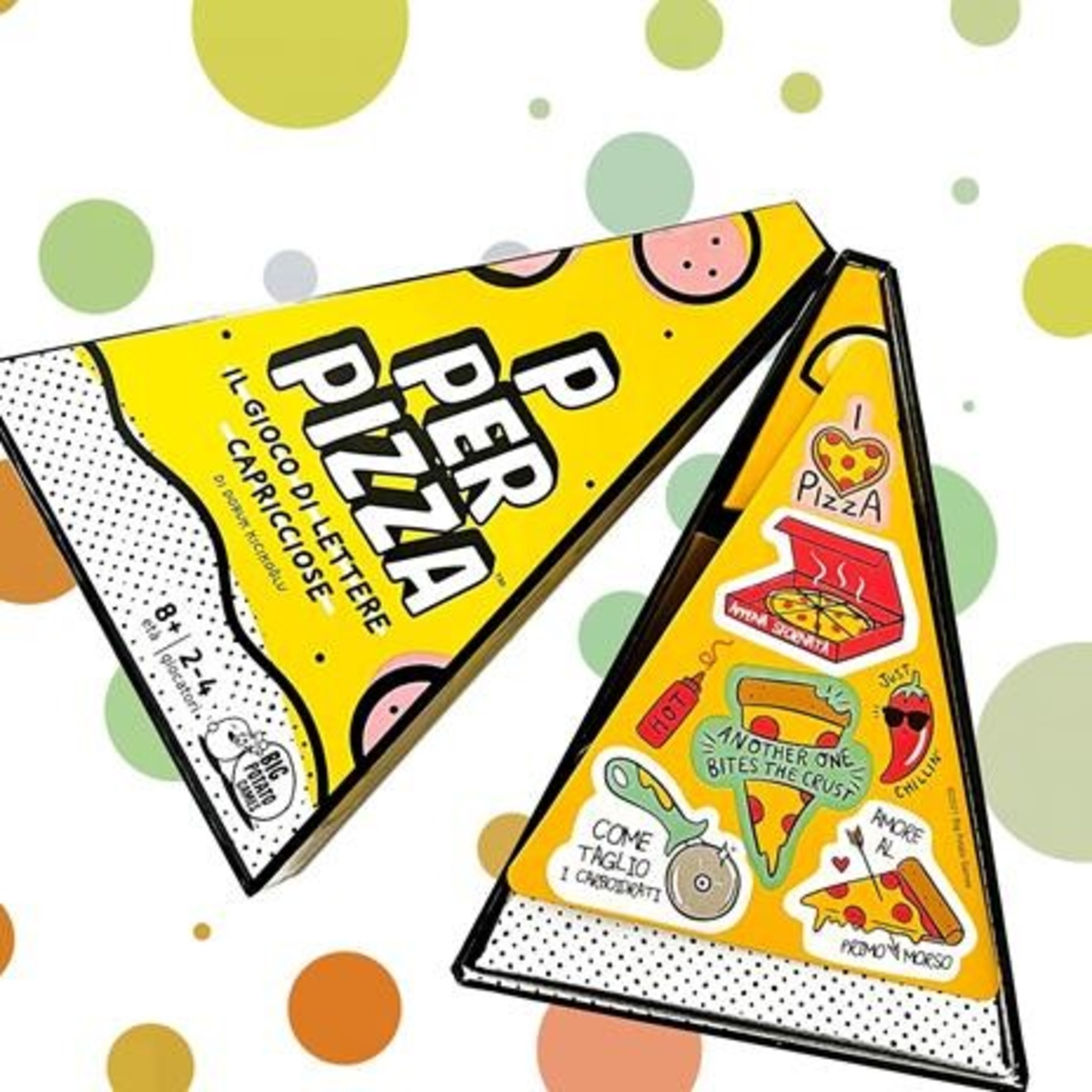 P per pizza gioco da tavolo in italiano asmodee party game età 8+ - 