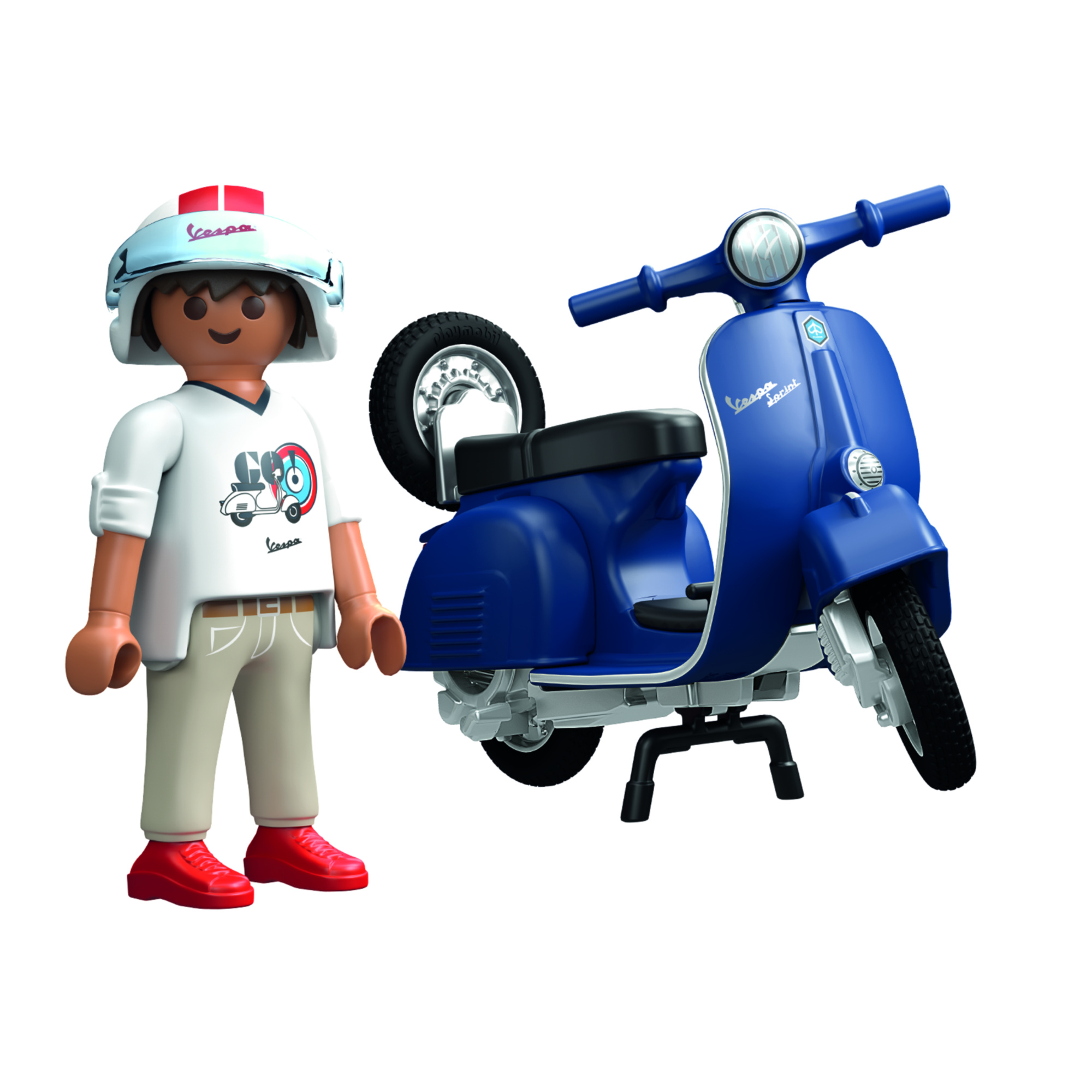 Playmobil 71622 vespa 150 sprint veloce blu - ideale per bambini dai 4 anni - Playmobil