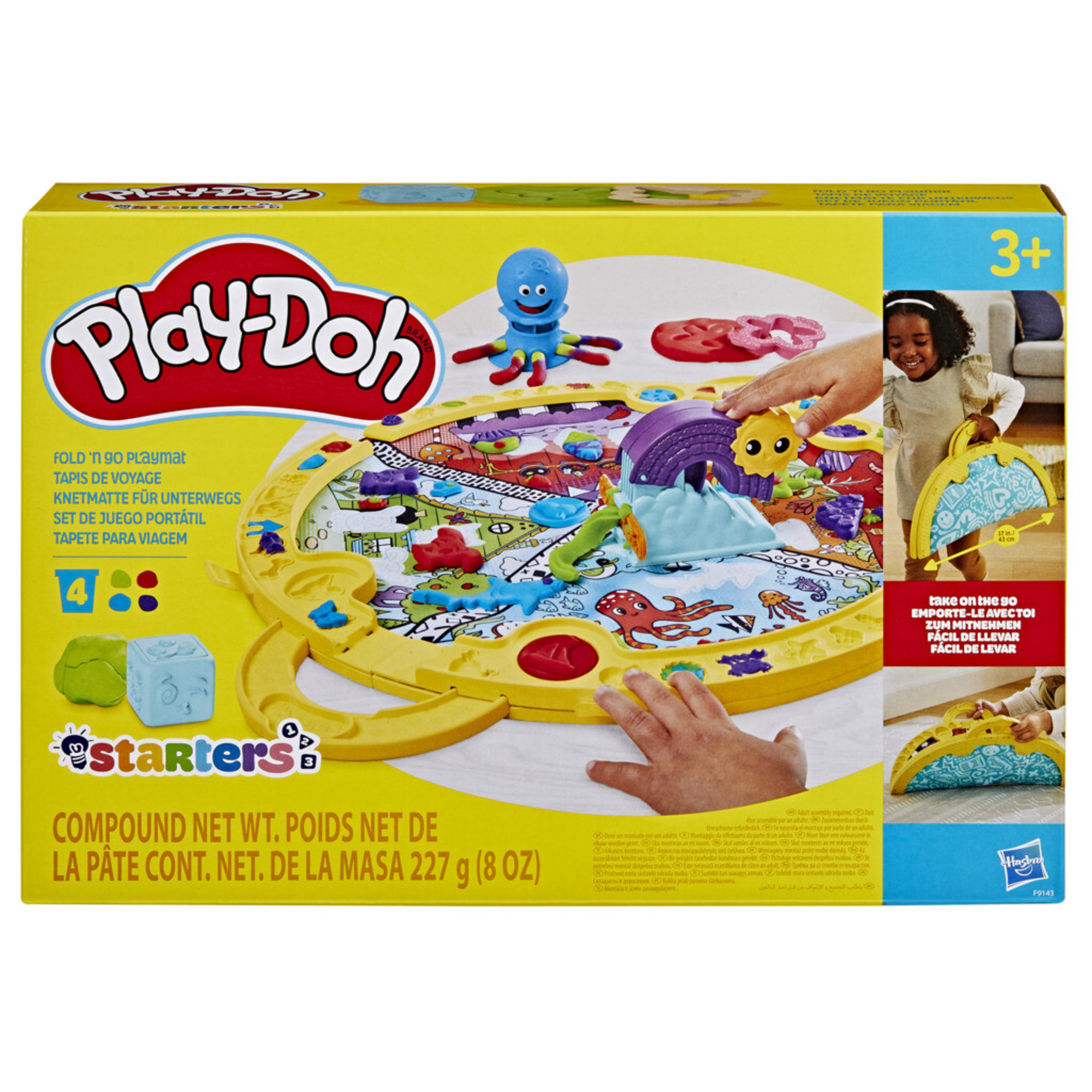 Play-doh - la mia prima valigetta delle attività, con tappetino da gioco portatile - PLAY-DOH