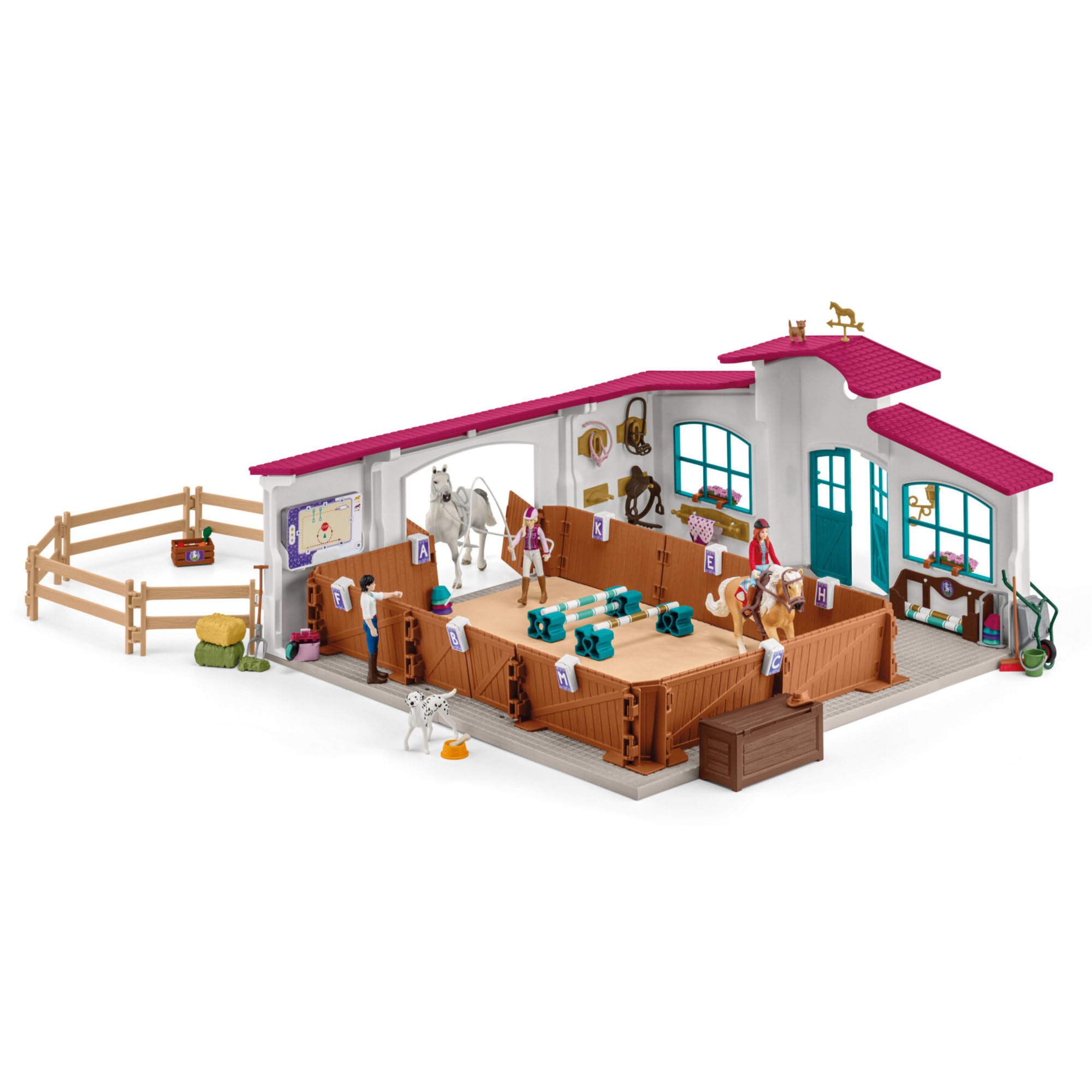 Schleich 42639 maneggio peppertree, da 5-12 anni, horse club – playset - Schleich