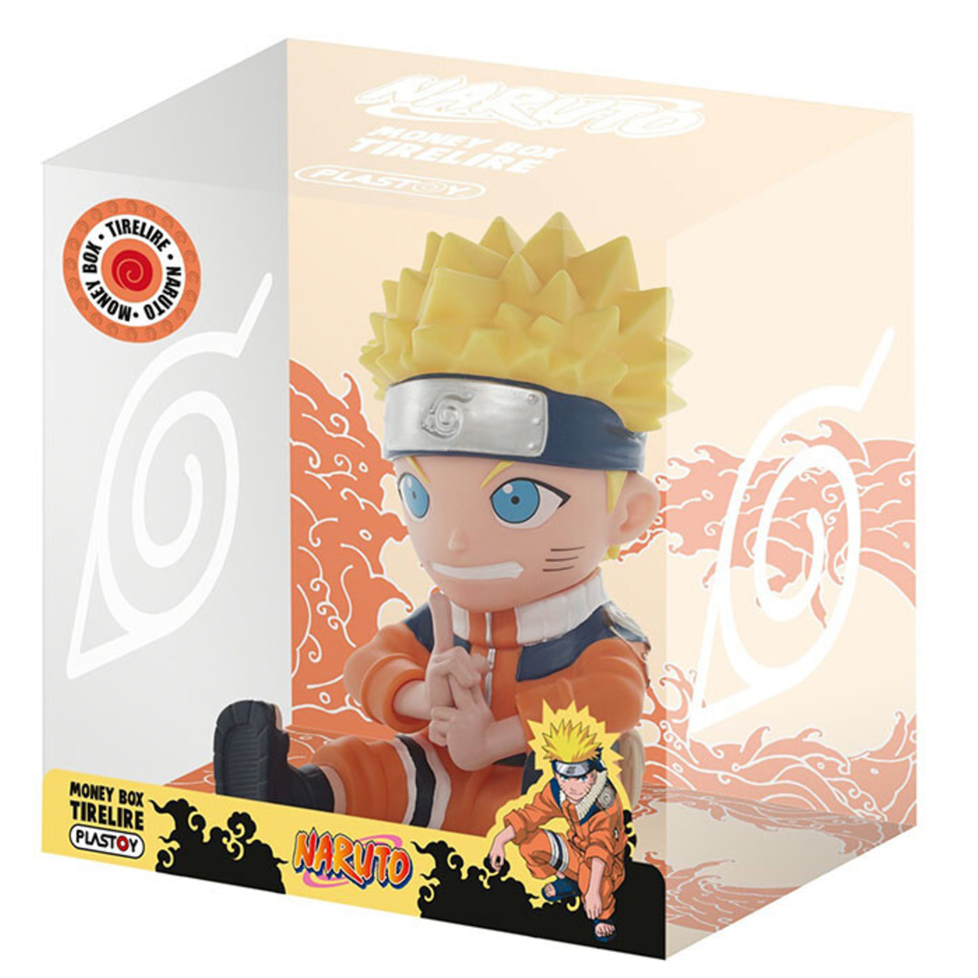 Salvadanaio naruto uzumaki in vinile - collezione di plastoy - oggetto decorativo e funzionale - NARUTO