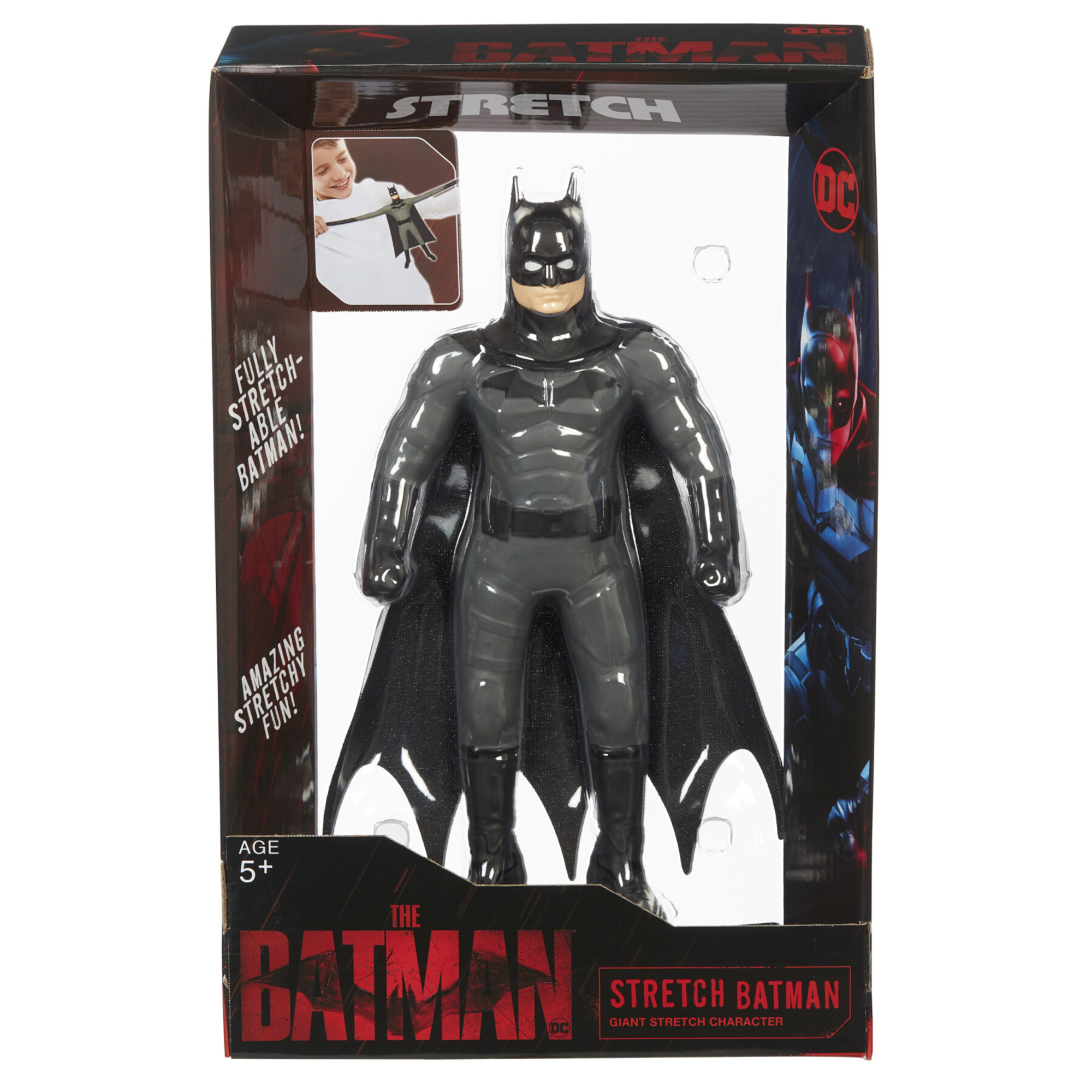 Pupazzo stretch dc comics batman alto 25 centimetri - BATMAN