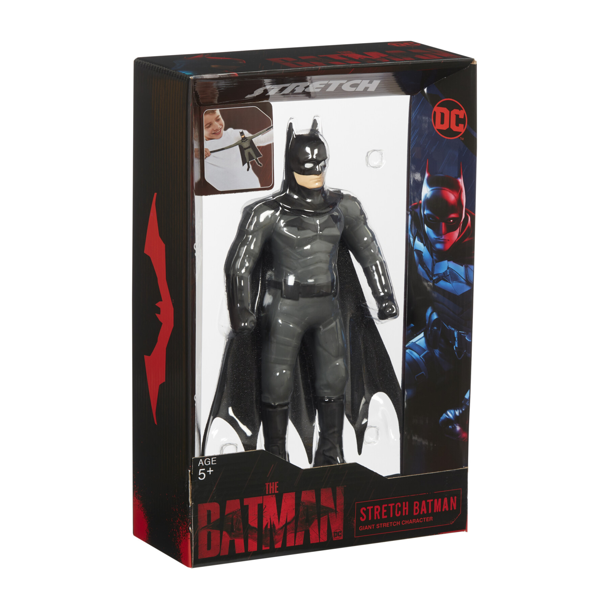 Pupazzo stretch dc comics batman alto 25 centimetri - BATMAN