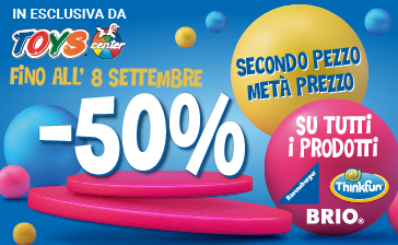 -50% SUL SECONDO PEZZO!