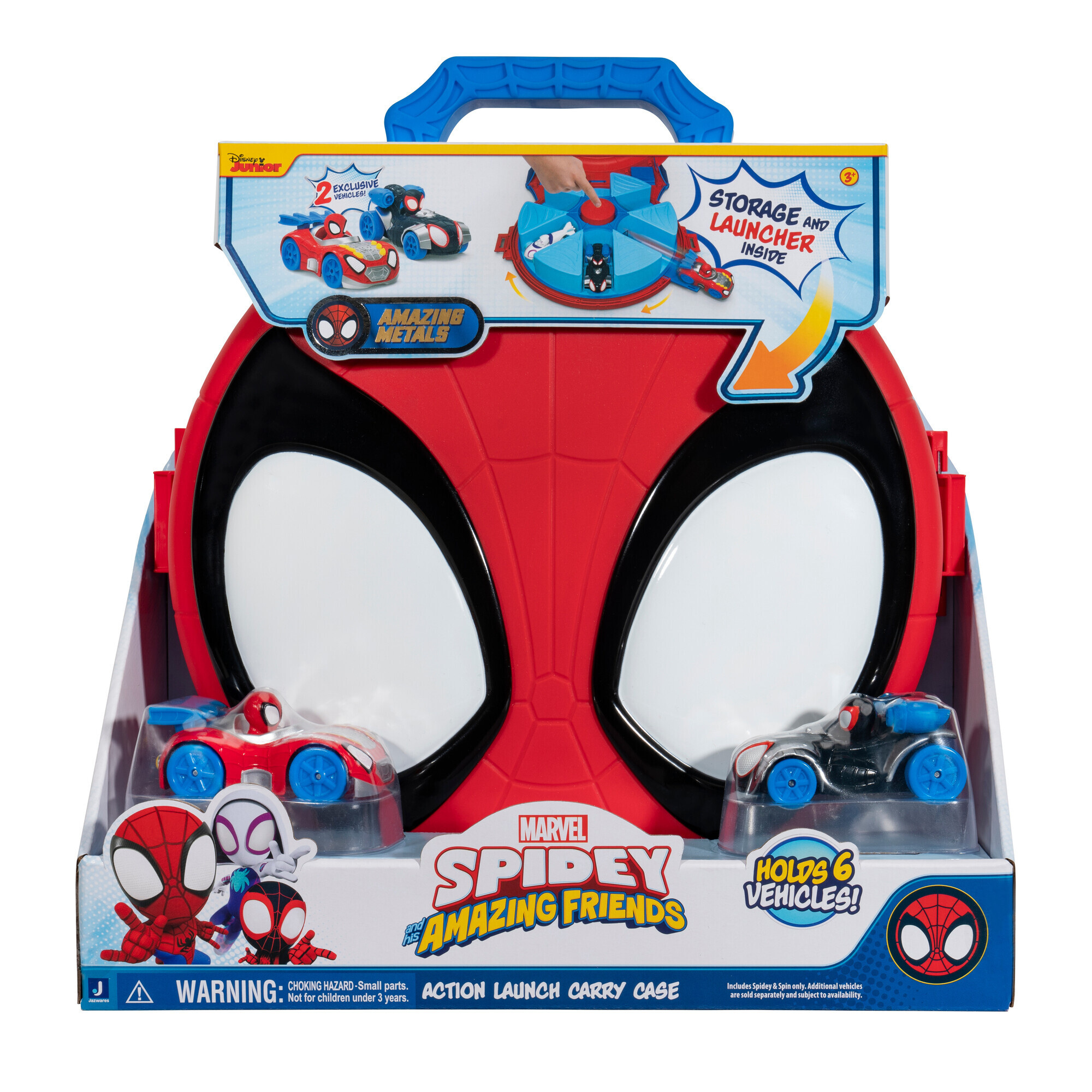 Spidey valigetta lancia veicoli con due veicoli die cast - SPIDEY