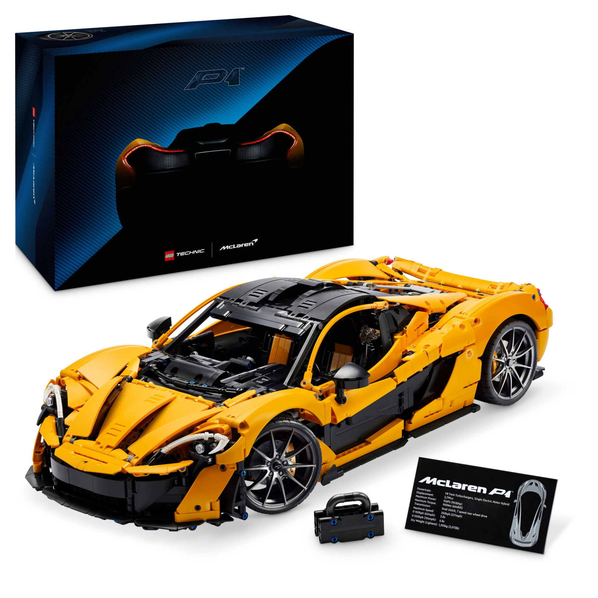 Lego technic 42172 mclaren p1 modellino di auto sportiva da costruire, hobby creativo per adulti, regalo per uomo o donna - LEGO TECHNIC