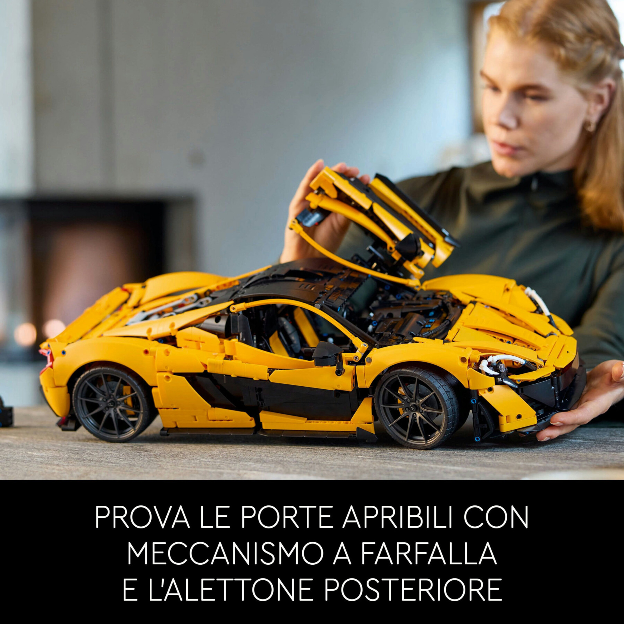 Lego technic 42172 mclaren p1 modellino di auto sportiva da costruire, hobby creativo per adulti, regalo per uomo o donna - LEGO TECHNIC