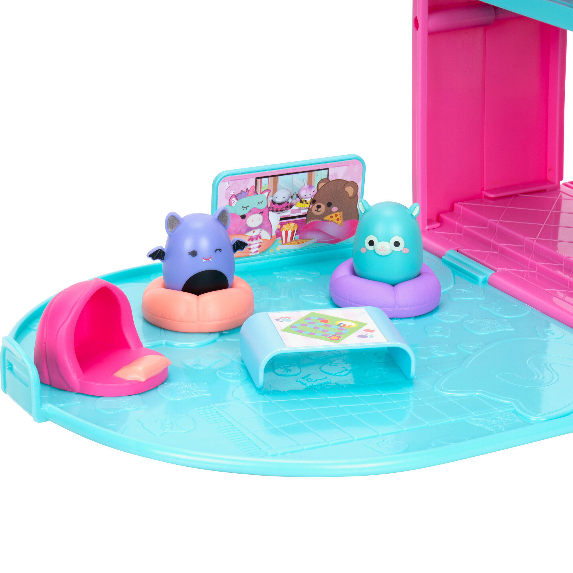 Squish a long playset trasformabile con accessori e 3 personaggi - 