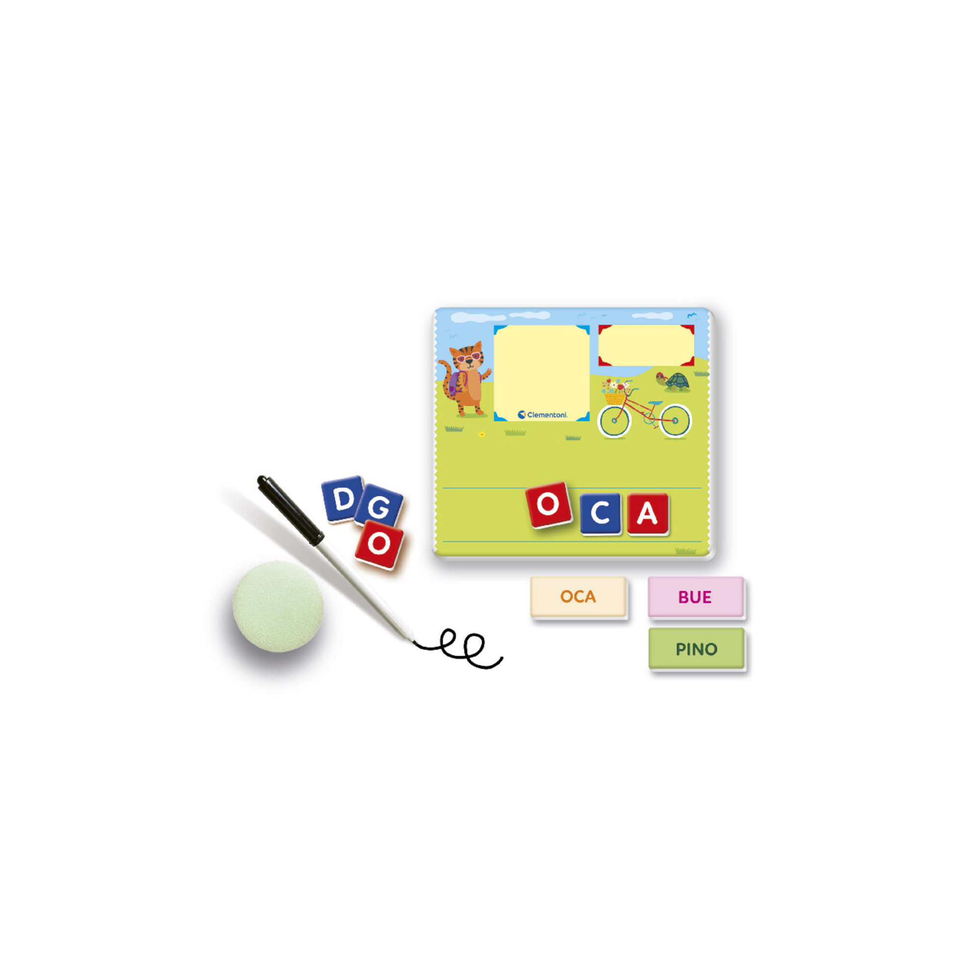 Sapientino imparo a scrivere - kit montessori per imparare a scrivere e leggere - gioco educativo per bambini 3+ - SAPIENTINO