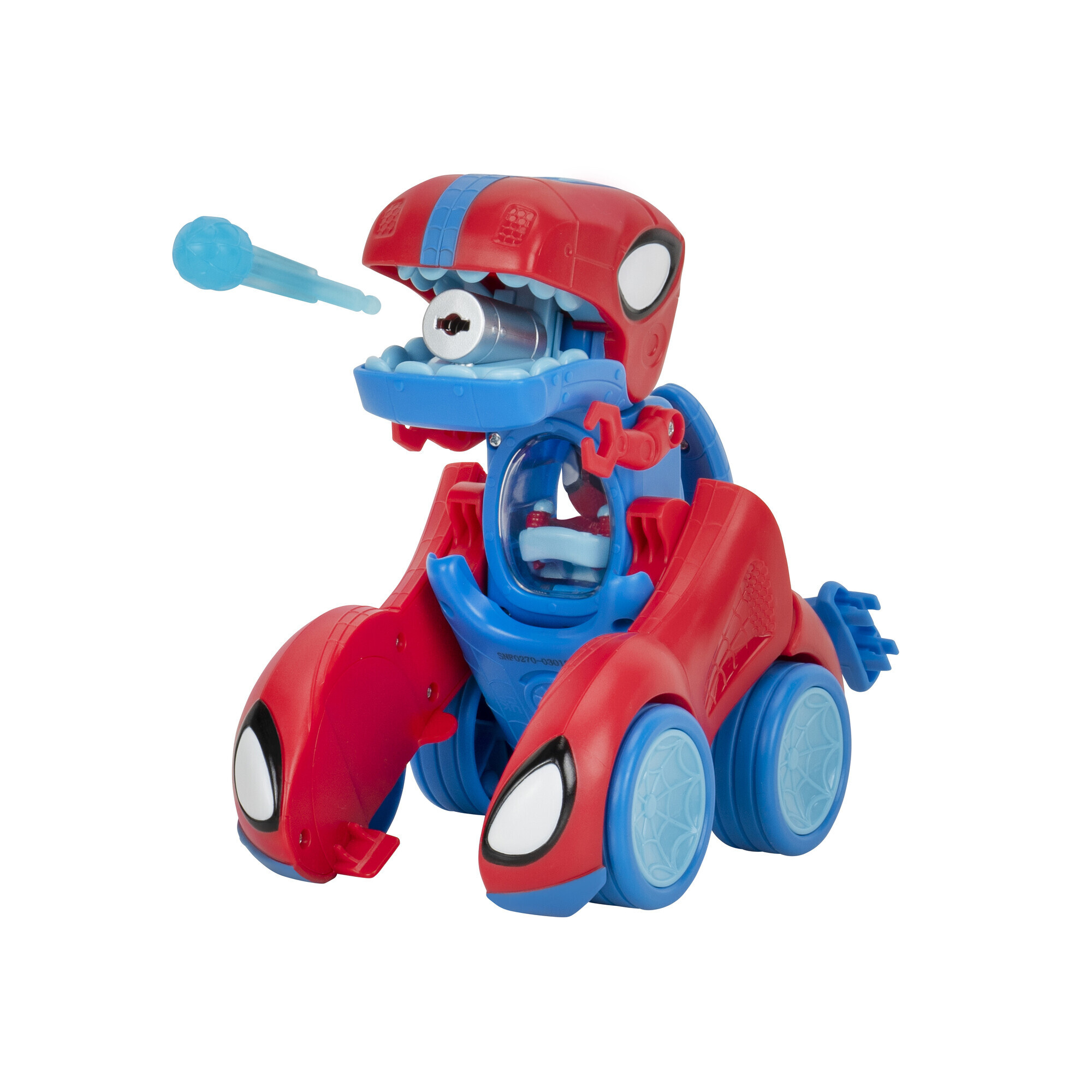 Spidey veicolo da 20 cm trasformabile in t-rex racer - SPIDEY