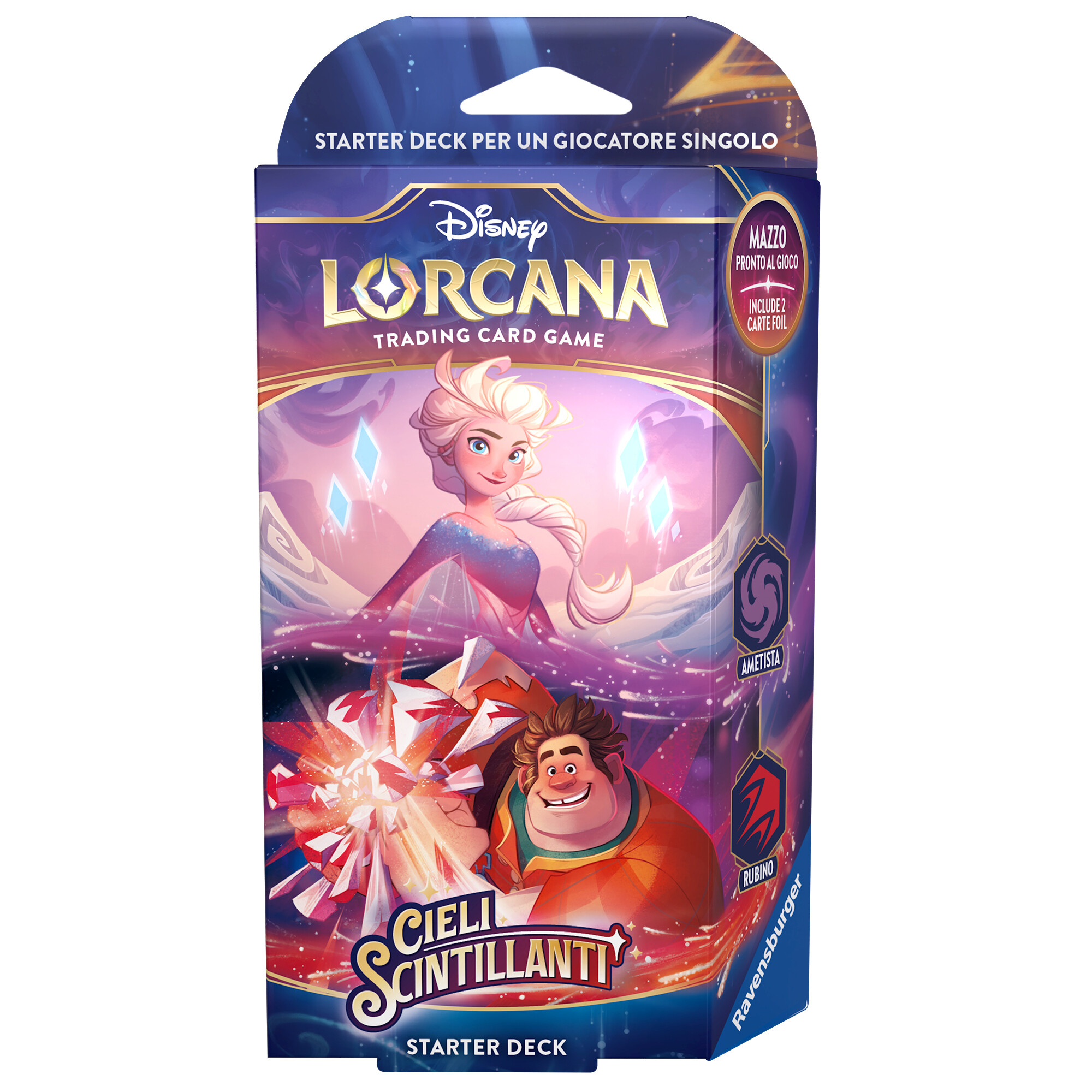 Disney lorcana – cieli scintillanti– starter deck – 8+ anni - Lorcana