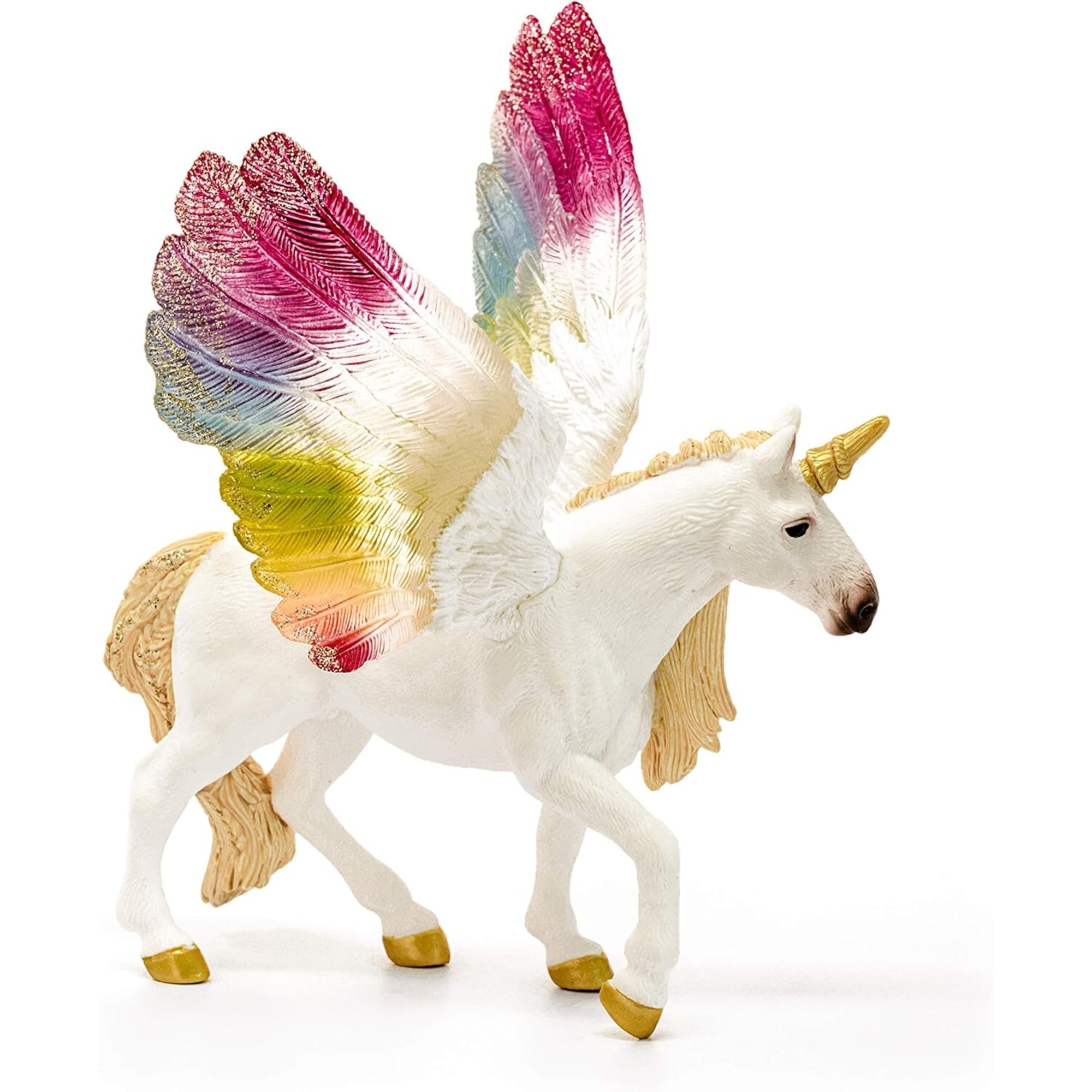 Schleich 70576 unicorno alato arcobaleno, da 5 anni, bayala – figura, 16 x 15 x 18 cm - Schleich