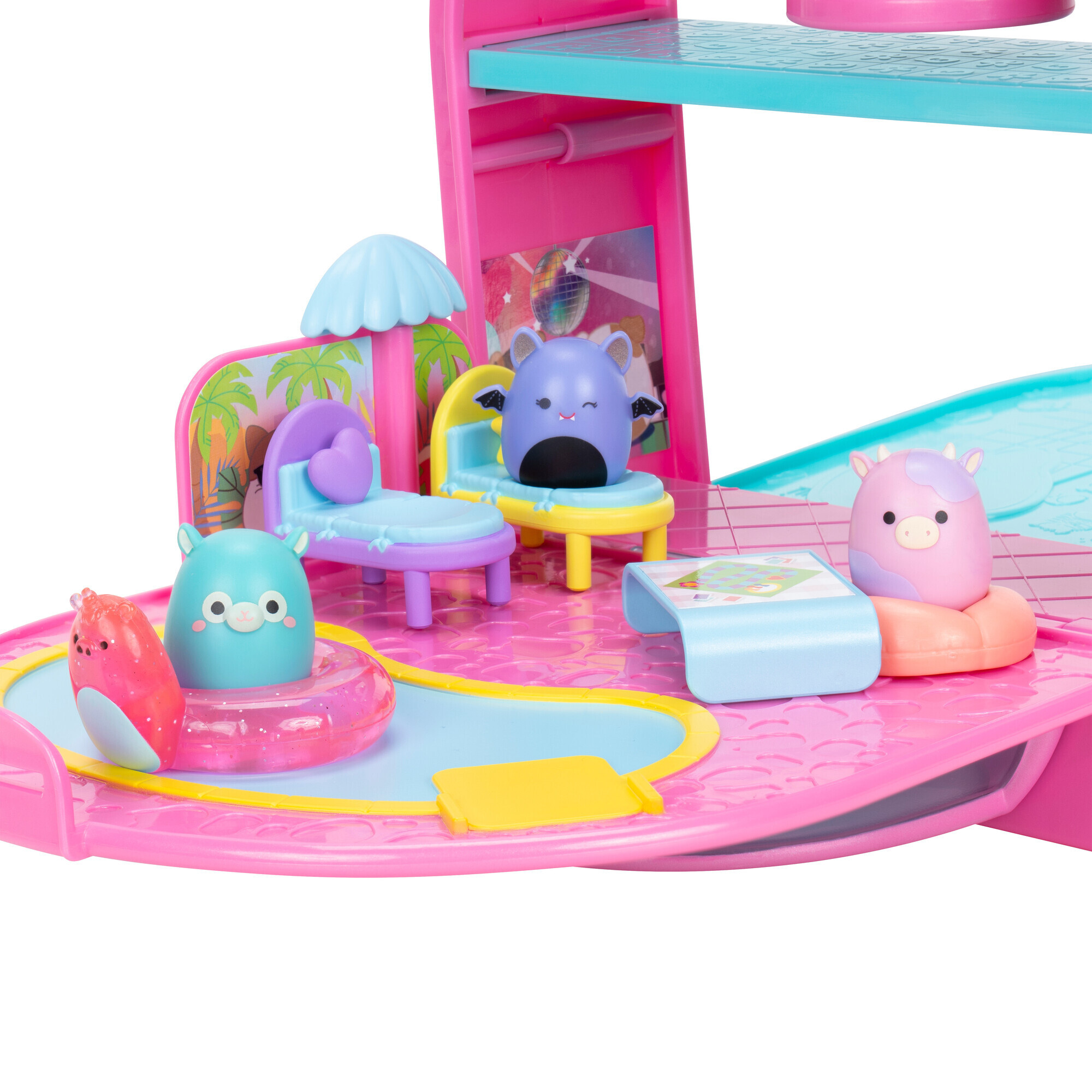 Squish a long playset trasformabile con accessori e 3 personaggi - 