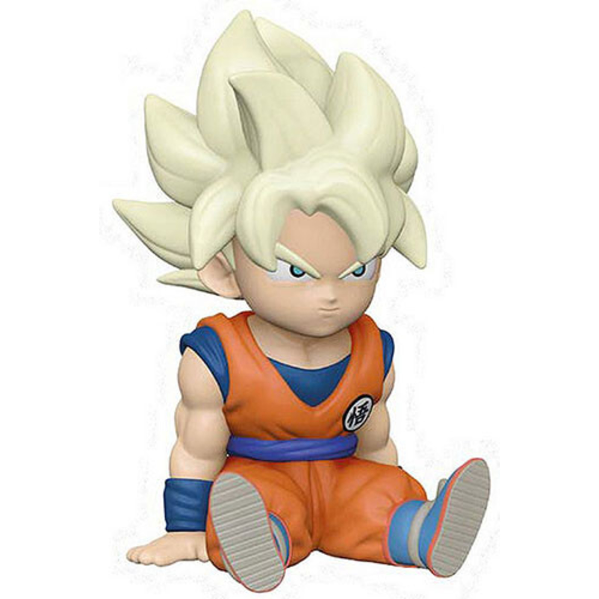 Salvadanaio goku super sayan in vinile - collezione dragon ball di plastoy - oggetto decorativo e funzionale - DRAGON BALL