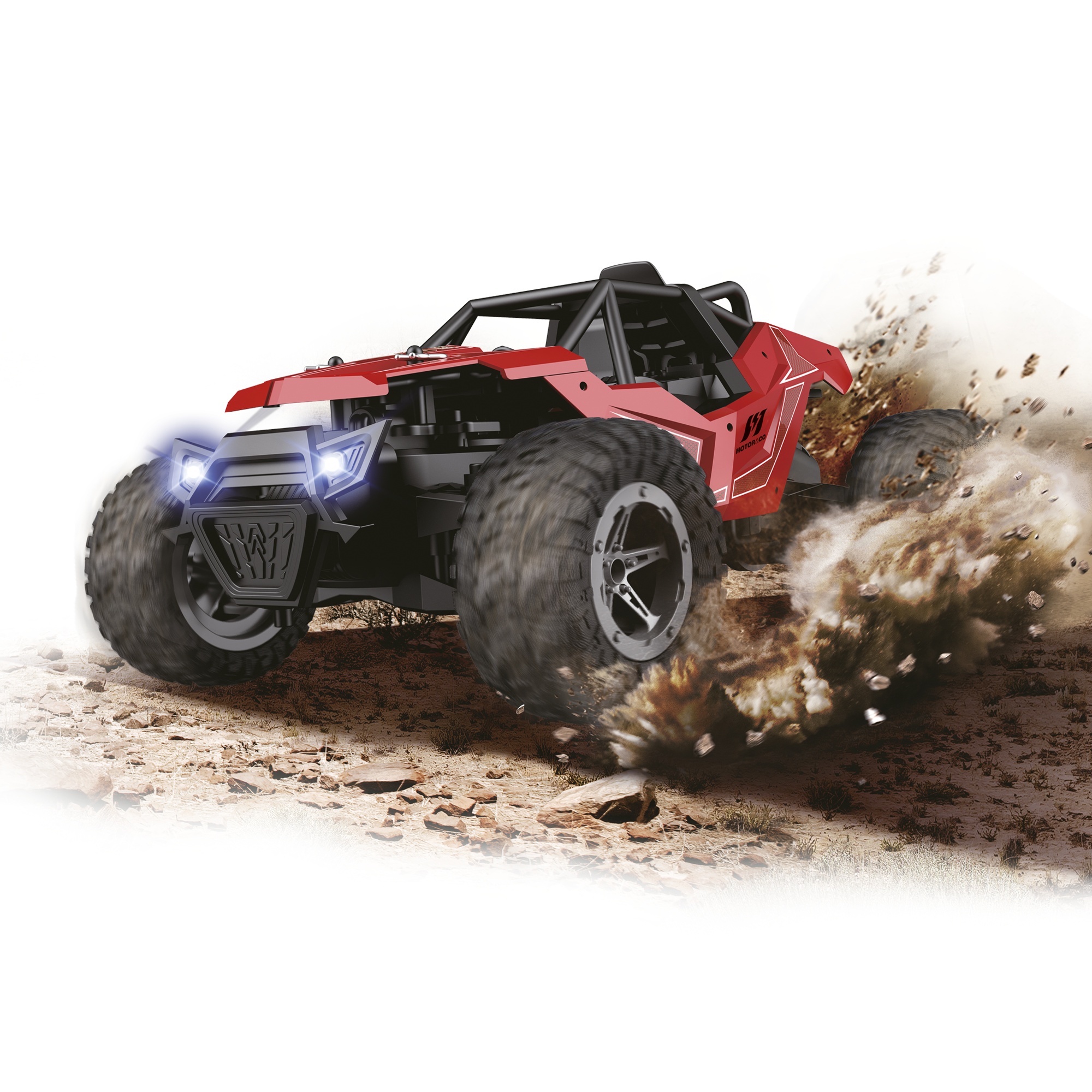 Fuoristrada mountain climber motor&co - auto rc off-road con ruote grandi e frequenza 2.4 ghz - MOTOR & CO.