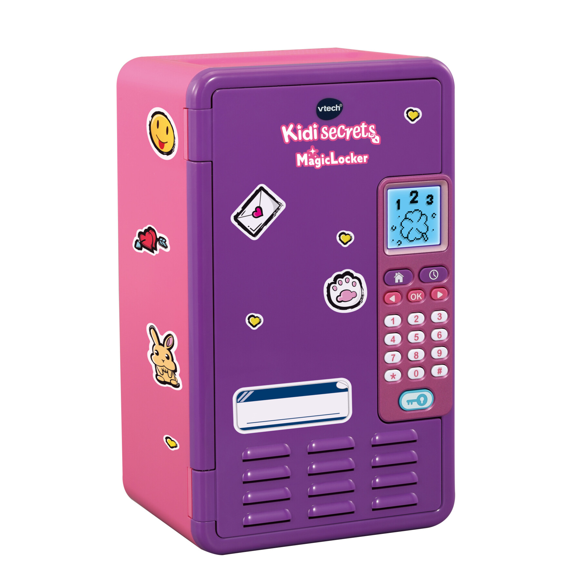 Vtech - kidisecrets magic locker rosa, una cassaforte sicura e personalizzabile per custodire i tuoi segreti! - VTECH