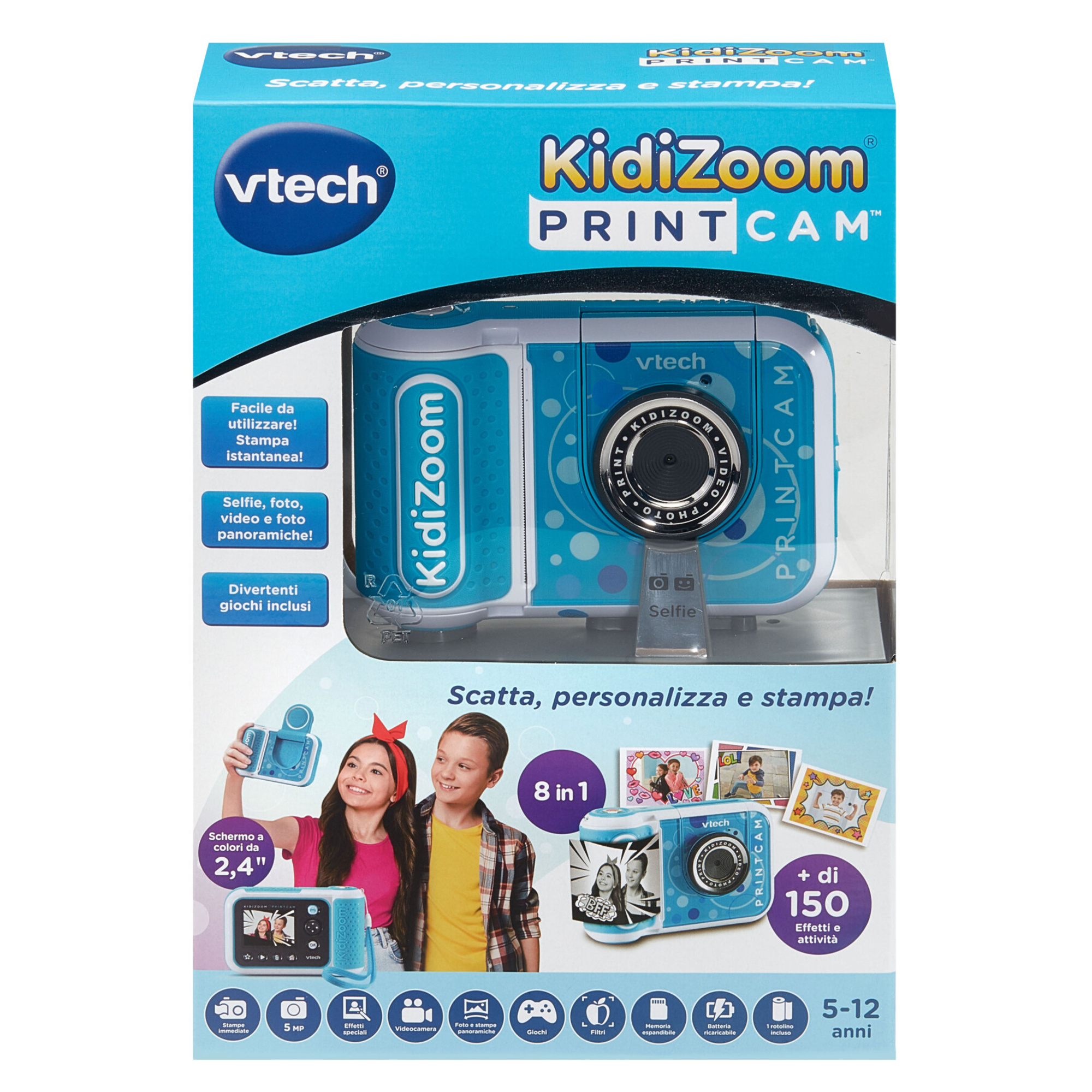 Vtech - kidizoom printcam, scatta, personalizza e stampa e le tue foto! - VTECH