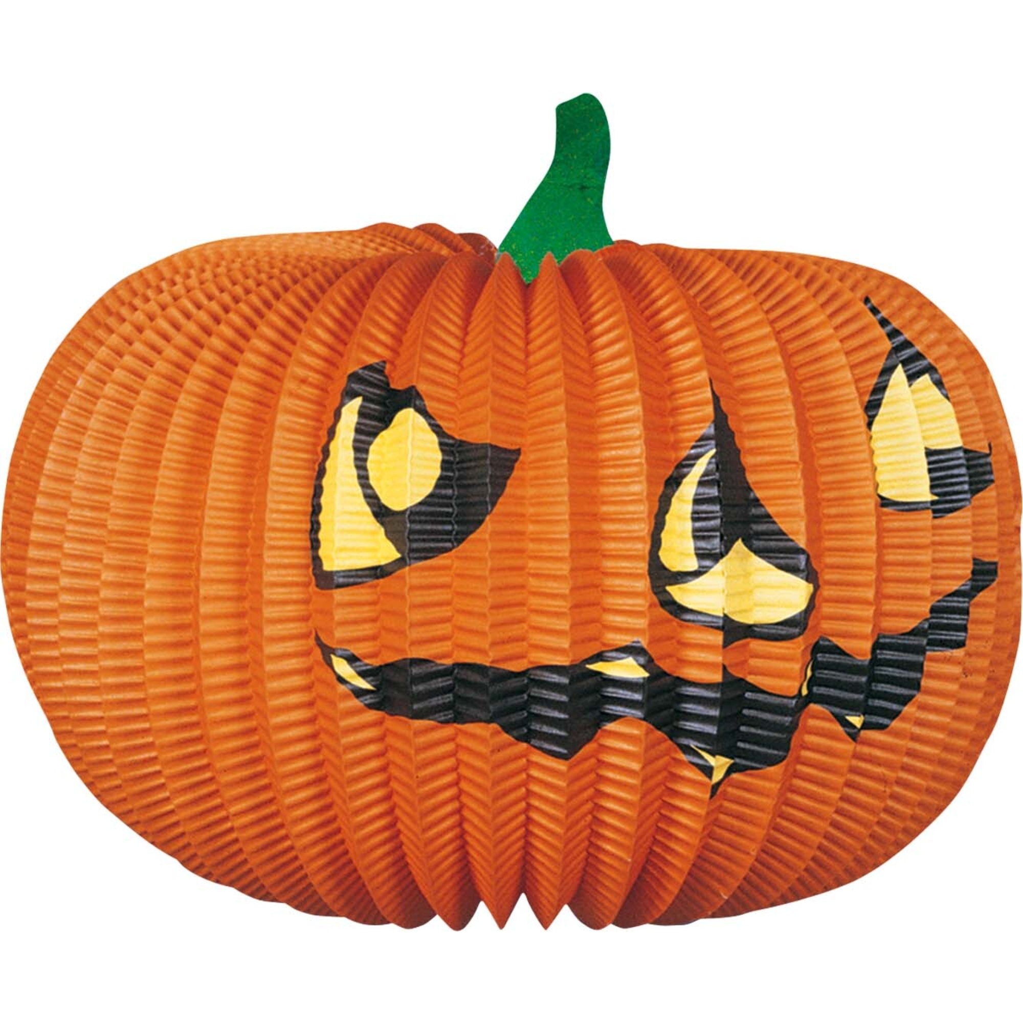 Grande zucca di carta sorridente  halloween 36 cm – decorazione divertente per bambini e adulti - NO BRAND