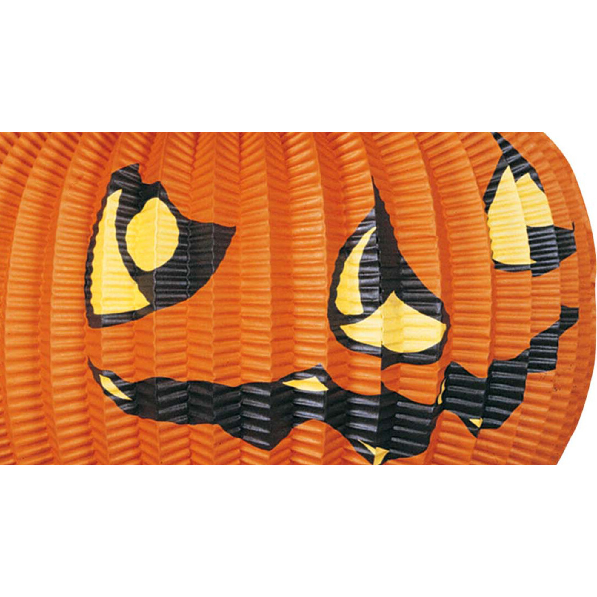 Grande zucca di carta sorridente  halloween 36 cm – decorazione divertente per bambini e adulti - NO BRAND