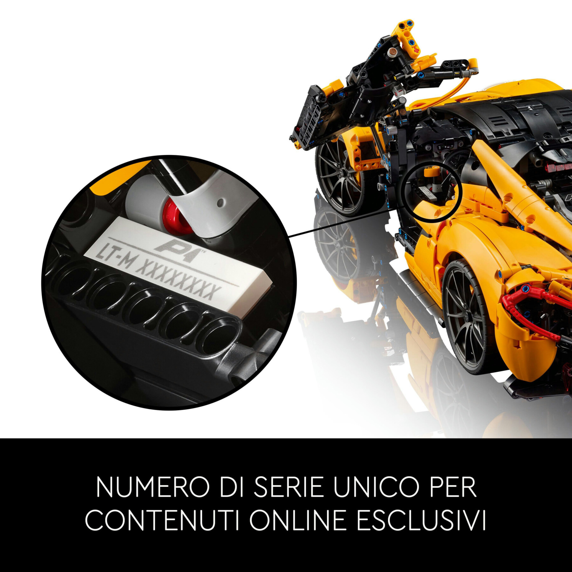 Lego technic 42172 mclaren p1 modellino di auto sportiva da costruire, hobby creativo per adulti, regalo per uomo o donna - LEGO TECHNIC