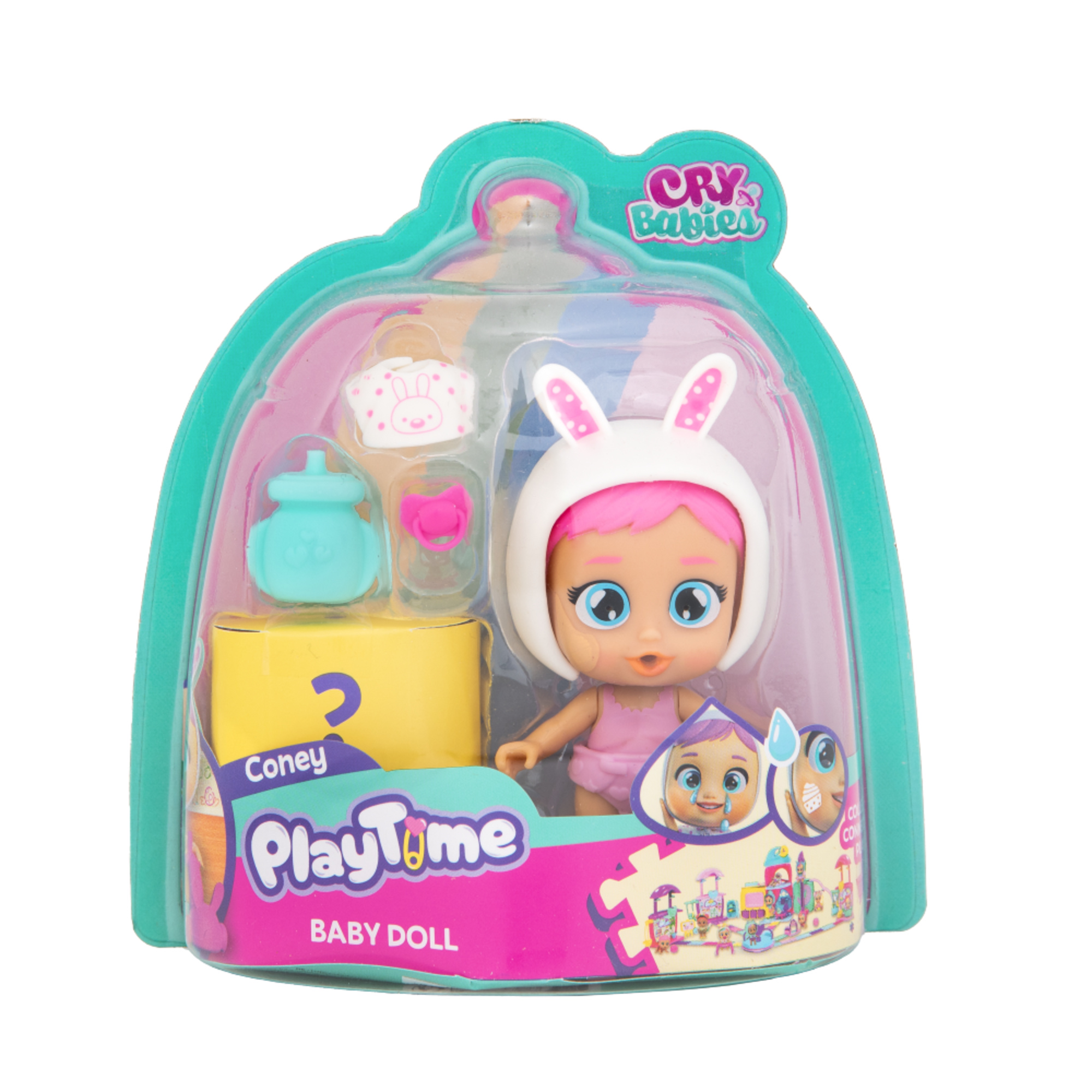 Cry babies playtime daycare – bambole collezionabili con lacrime vere e accessori, compatibili con playset - assortite - CRY BABIES