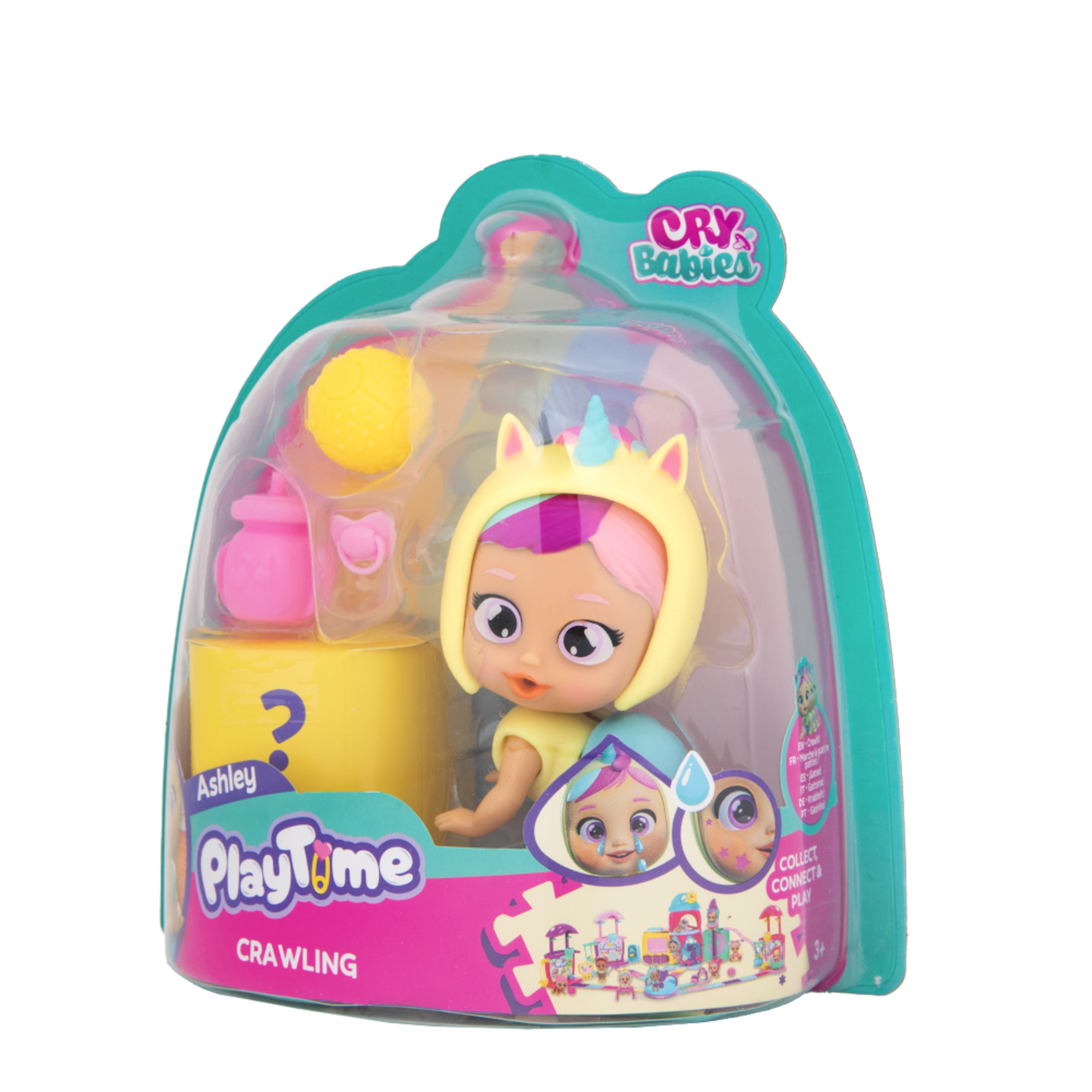 Cry babies playtime daycare – bambole collezionabili con lacrime vere e accessori, compatibili con playset - assortite - CRY BABIES