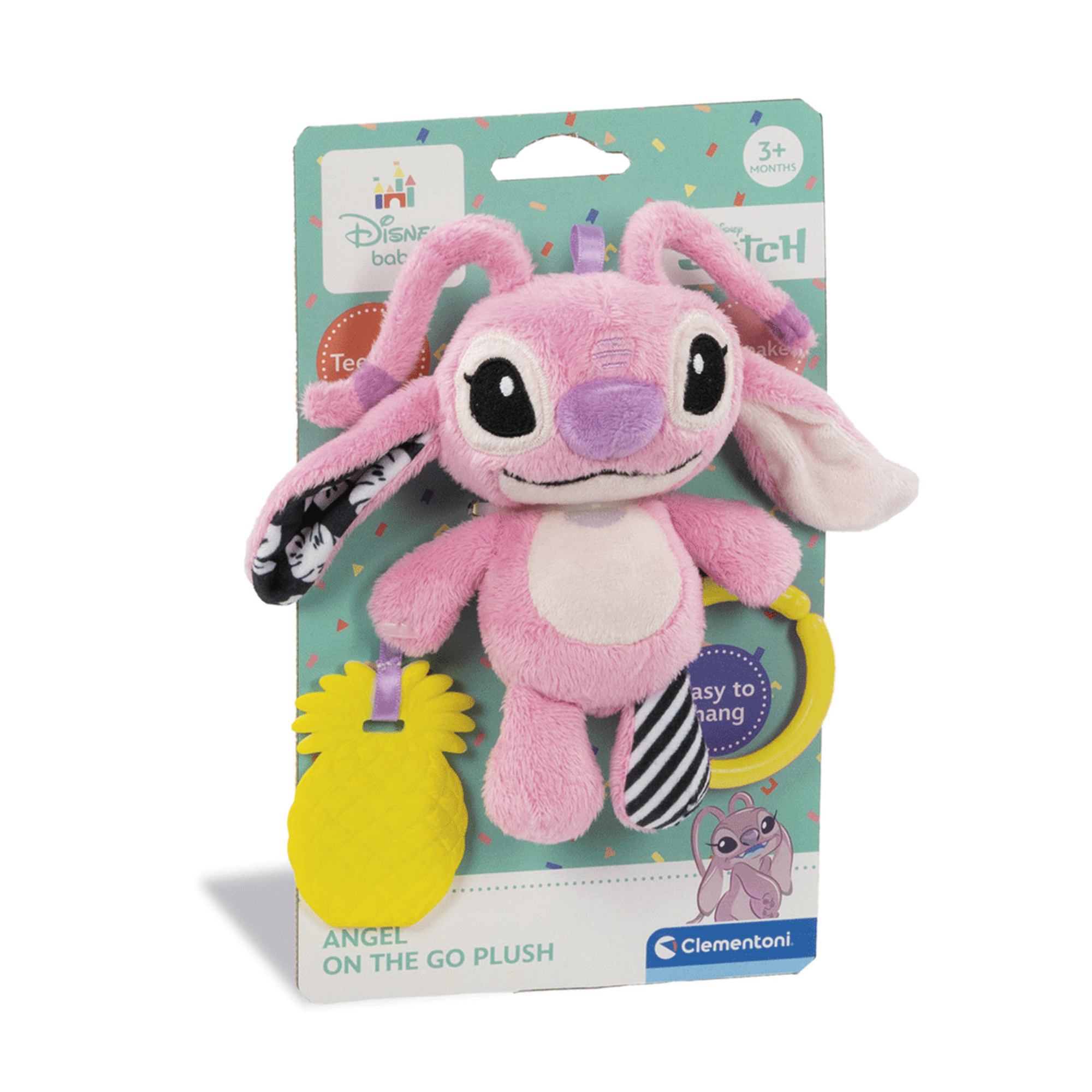 Baby clementoni - disney angel soft rattle - BABY CLEMENTONI