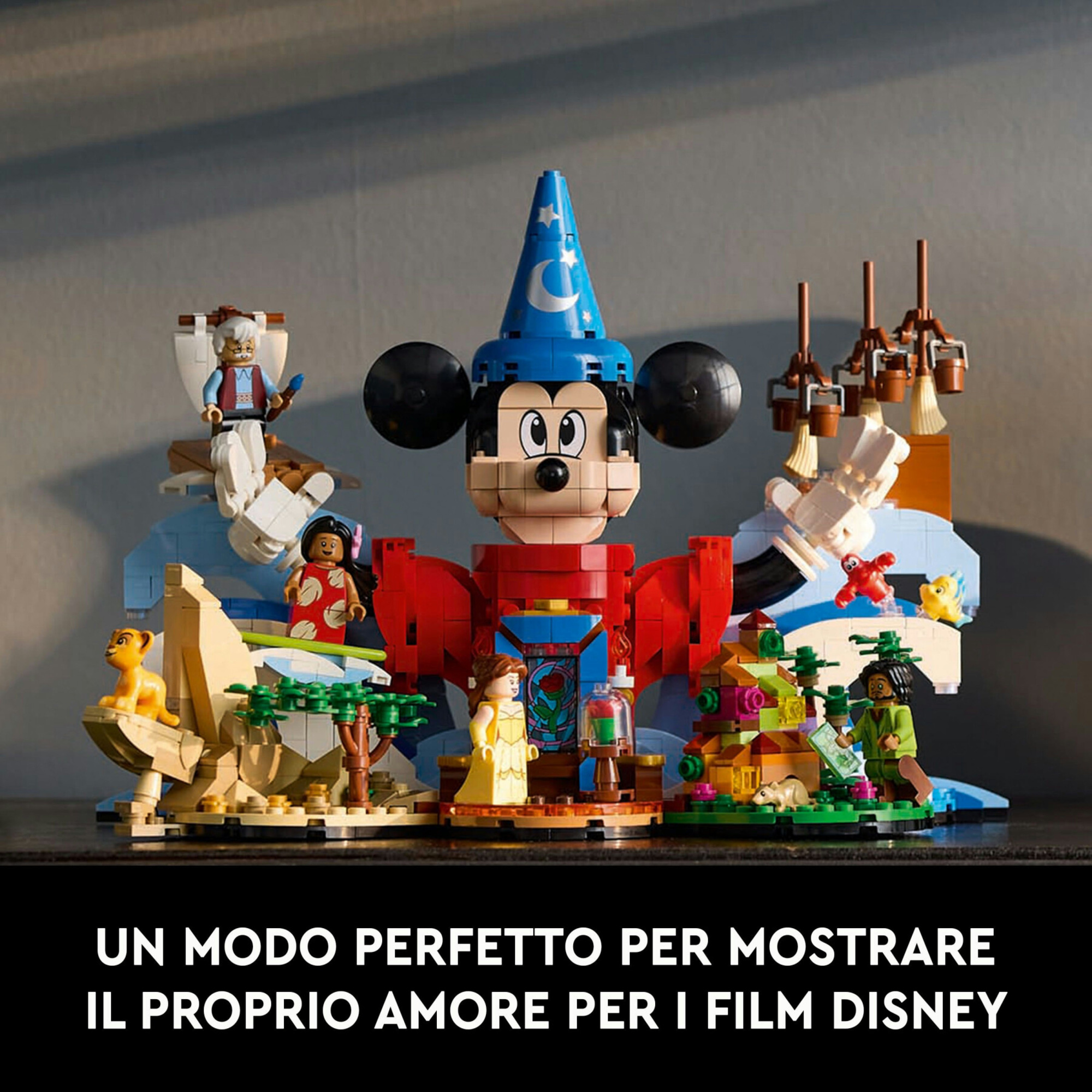 Lego ideas 21352 magia disney, set da collezione per adulti da costruire con personaggi dei film, idea regalo per uomo o donna - LEGO IDEAS, Disney