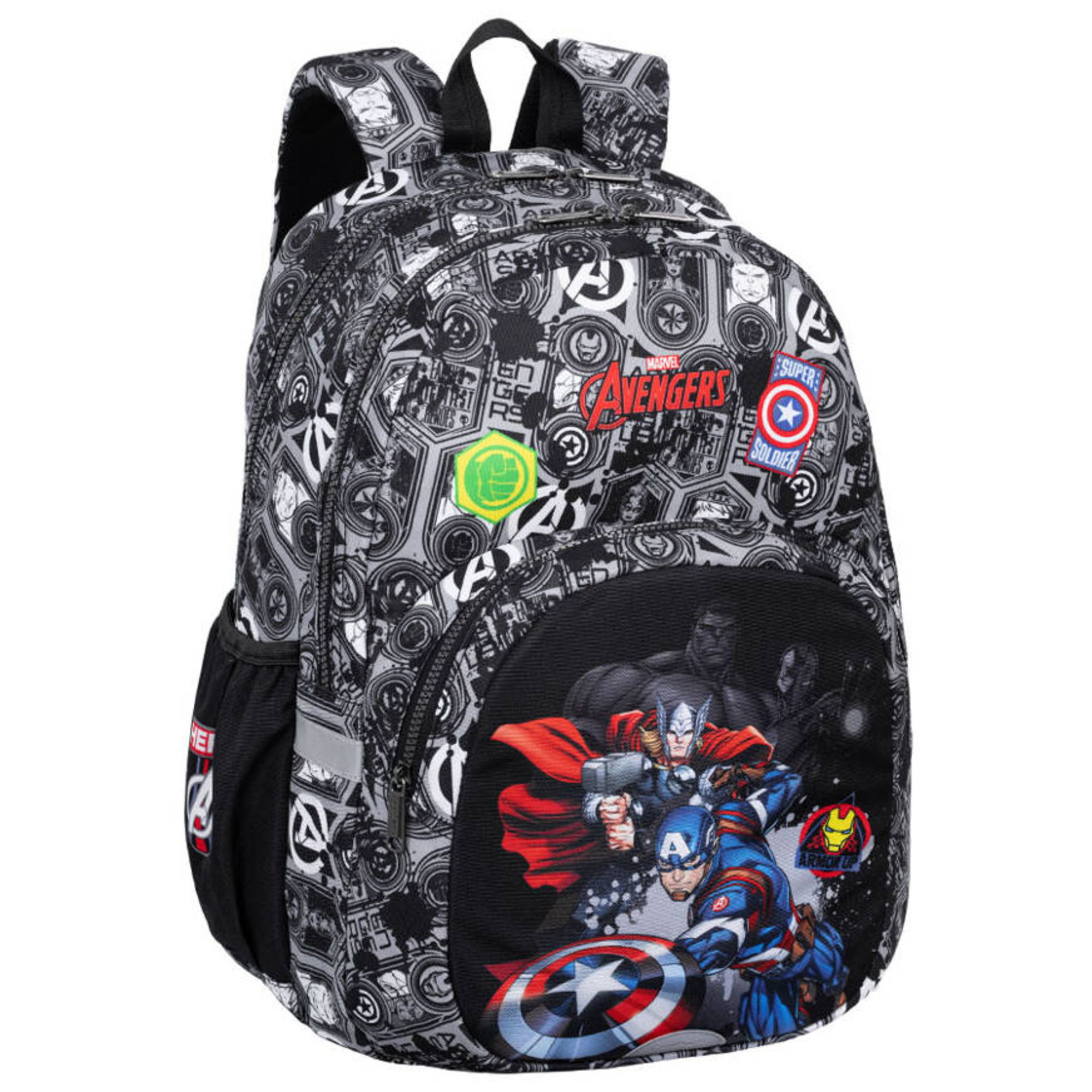Zaino scuola avengers coolpack rider - scomparti ergonomici e tasche laterali - Avengers