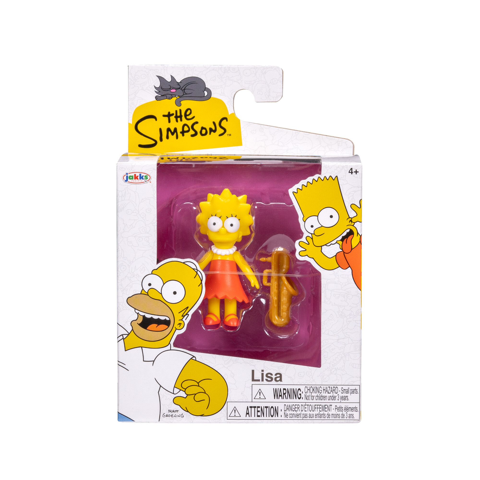 The simpsons - action figure di lisa articolata, scala 6 cm - SIMPSONS