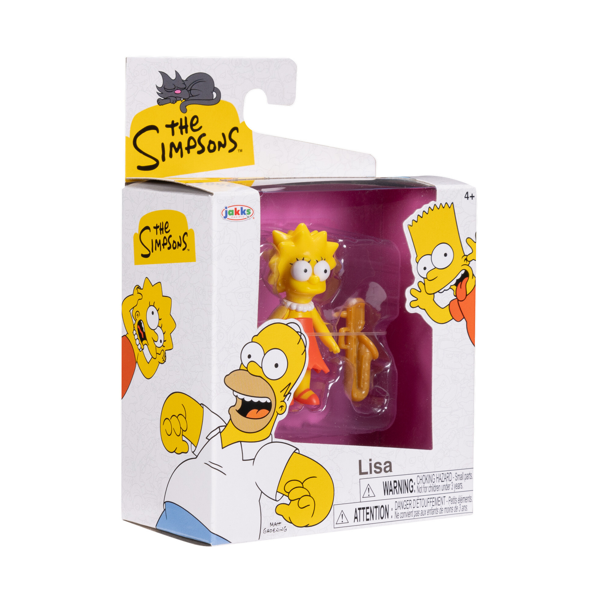 The simpsons - action figure di lisa articolata, scala 6 cm - SIMPSONS