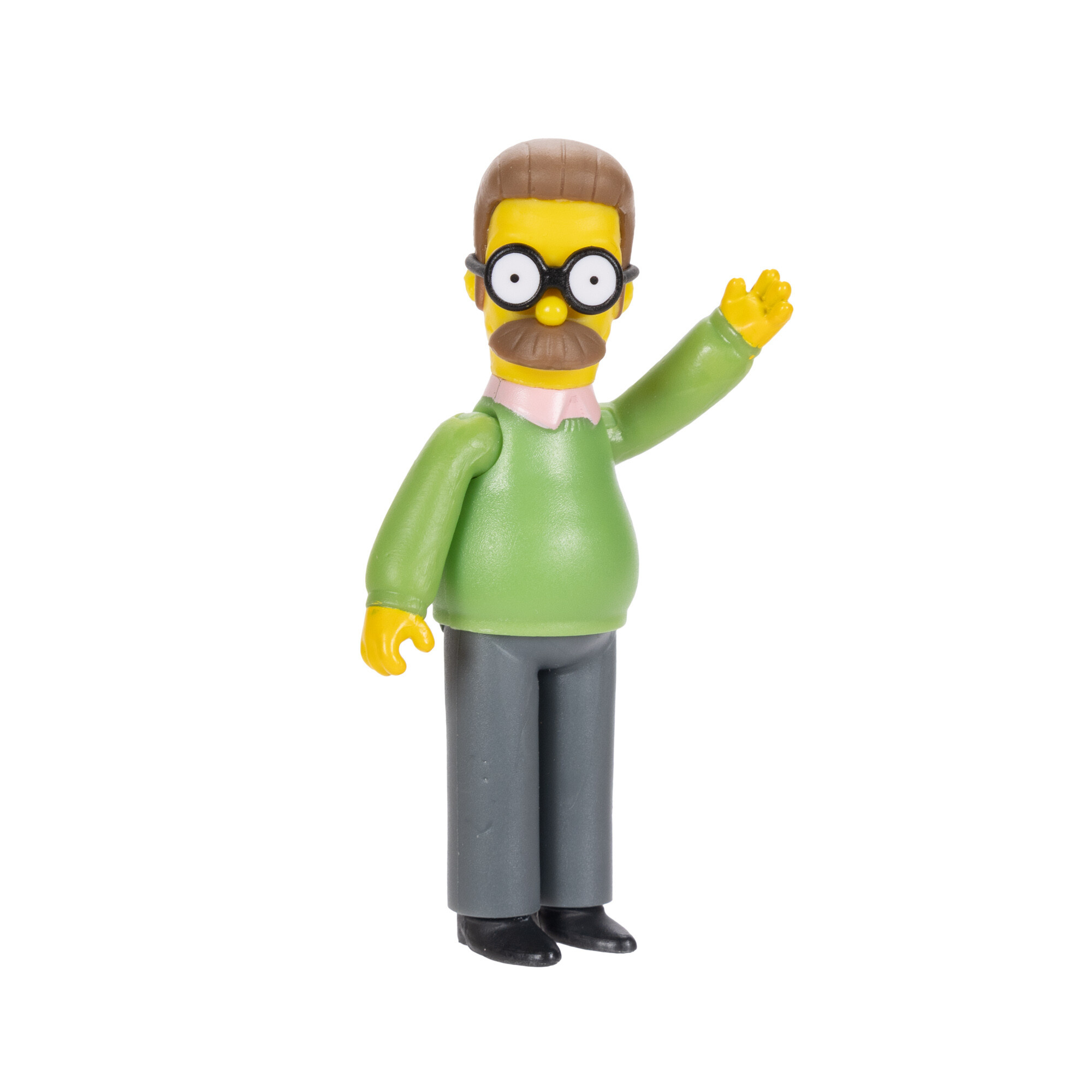 The simpsons - action figure di ned flanders articolata, scala 6 cm - SIMPSONS