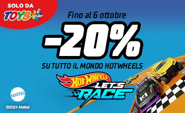 -20% SULLA LINEA HOT WHEELS