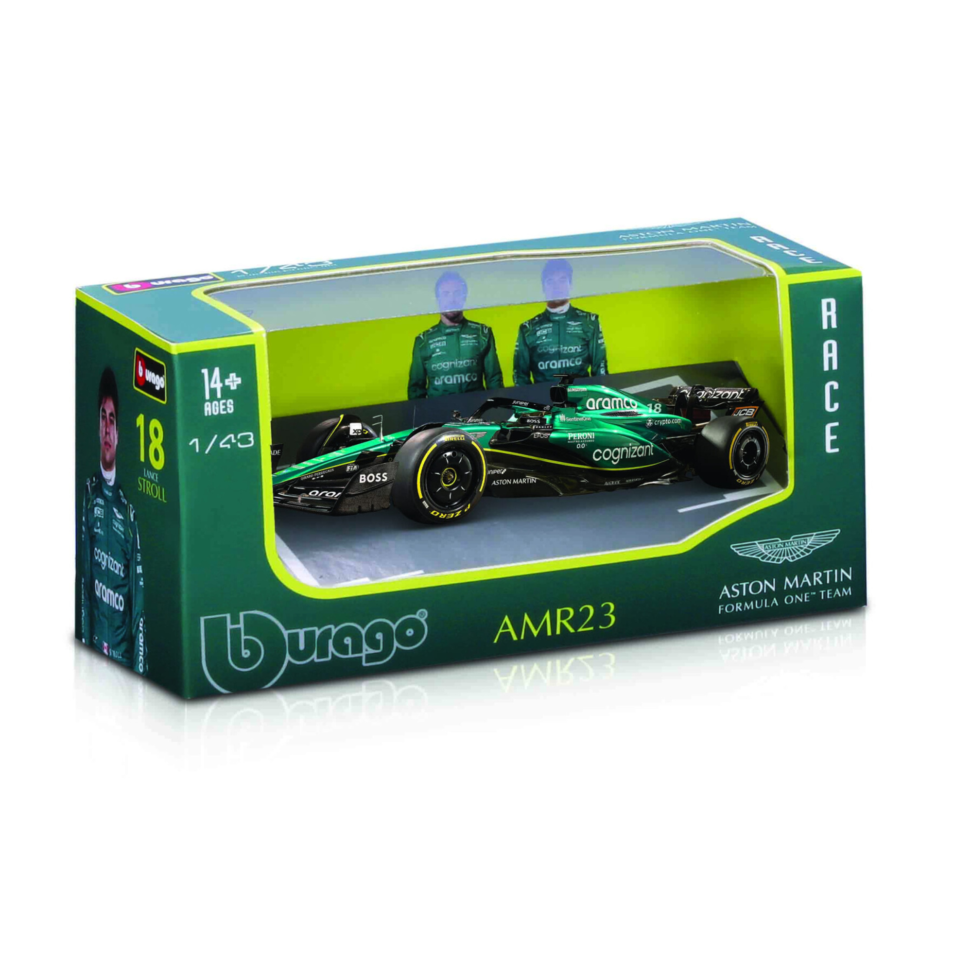 Modellino auto aston martin amr23 alonso #14 f1 – bburago - BBURAGO