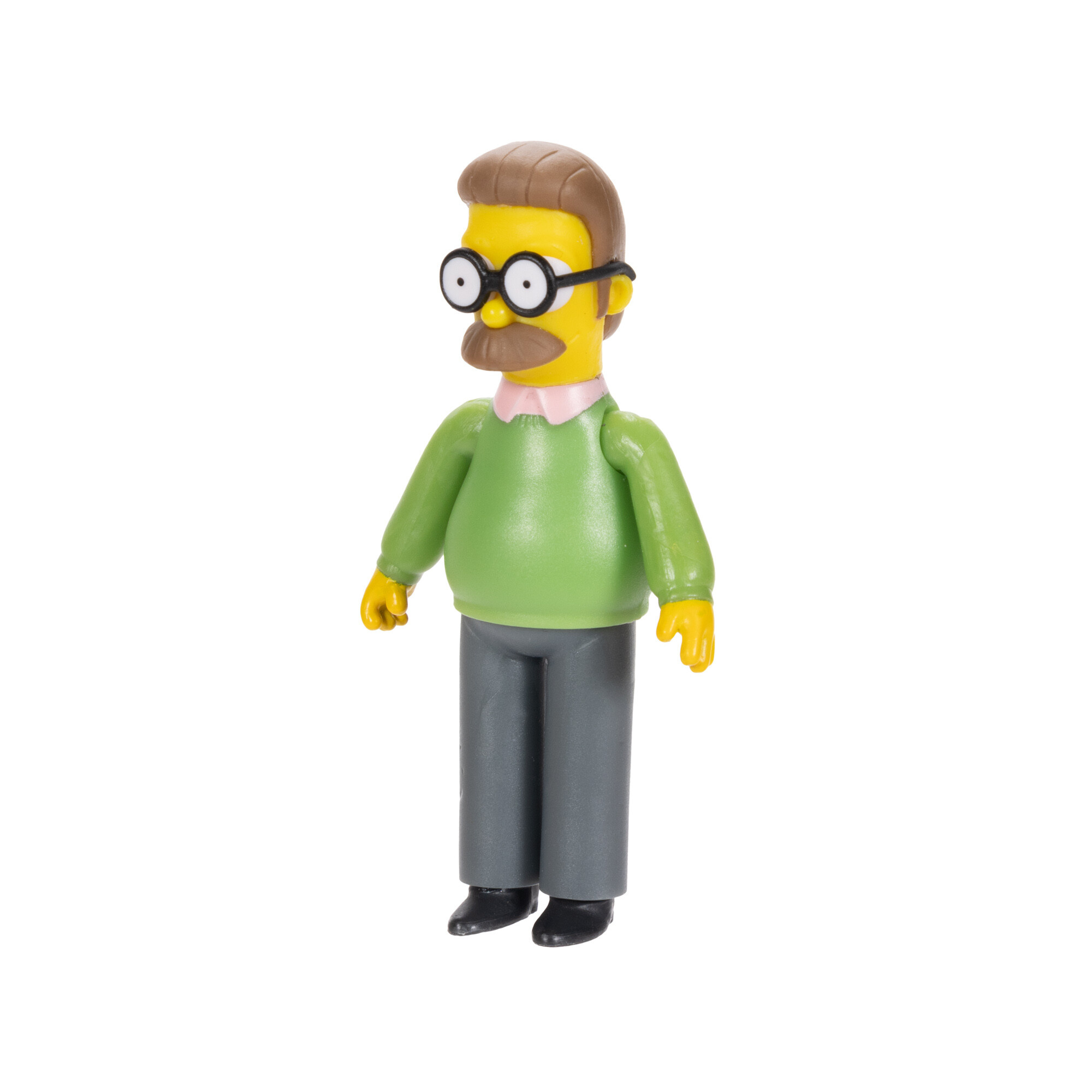 The simpsons - action figure di ned flanders articolata, scala 6 cm - SIMPSONS