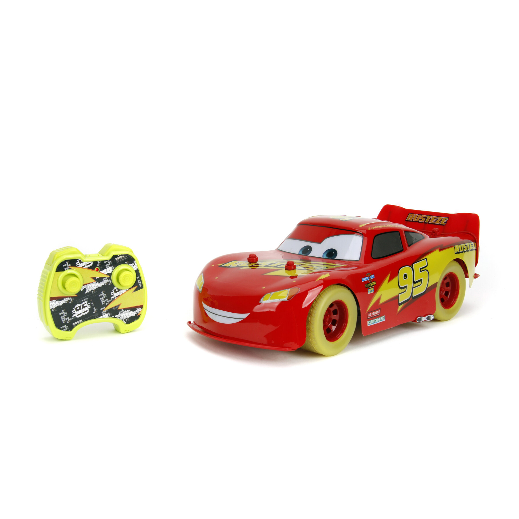 Macchinina  radiocomando lightning saetta  mcqueen glow racers 1:14 - funzioni turbo e usb - Cars